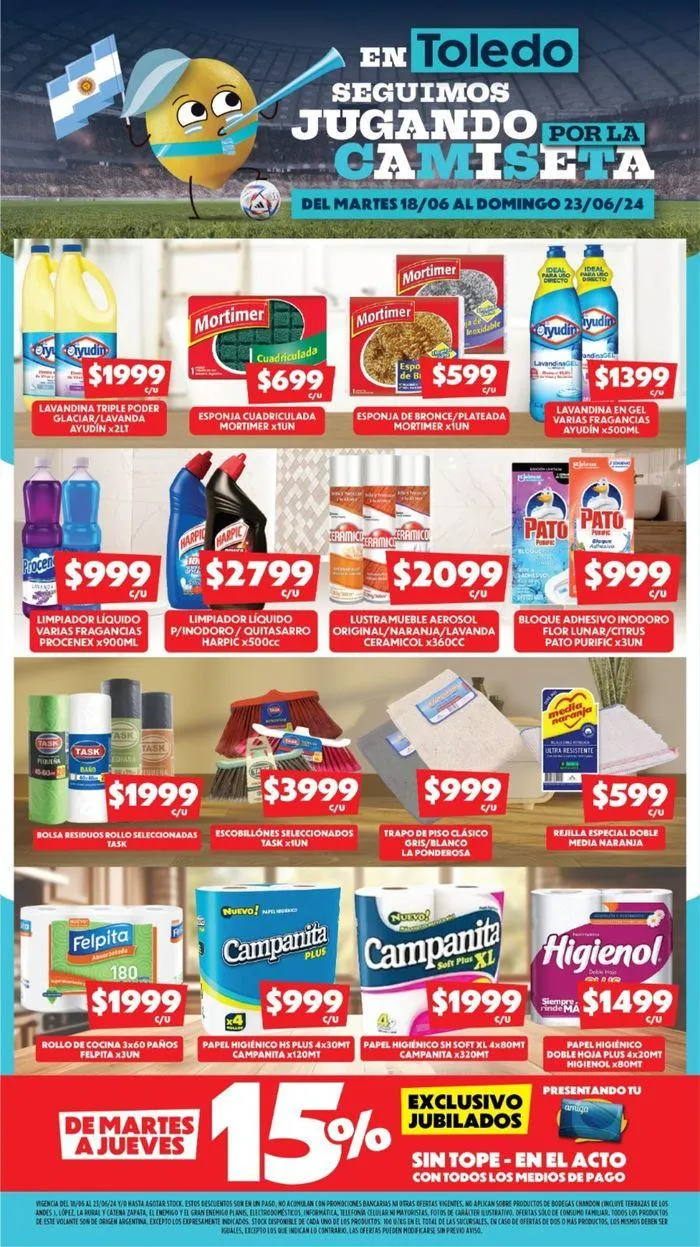 Ofertas de Catálogo Supermercados Toledo 18 de junio al 23 de junio 2024 - Página 6 del catálogo