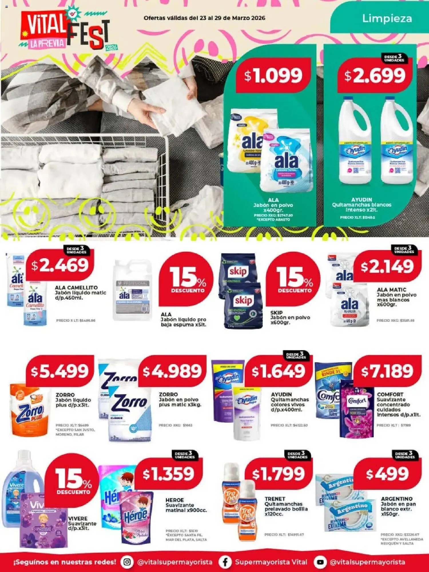 Ofertas de Catálogo Supermayorista Vital 23 de marzo al 29 de marzo 2026 - Página 10 del catálogo