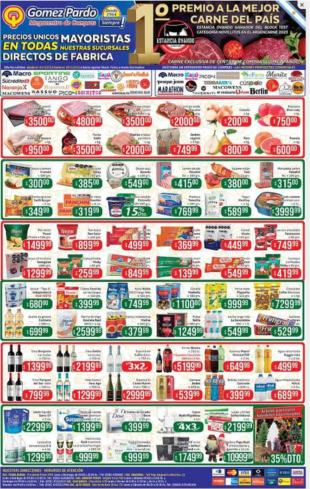 Ofertas de Catálogo Gomez Pardo 1 de diciembre al 7 de diciembre 2023 - Página 1 del catálogo