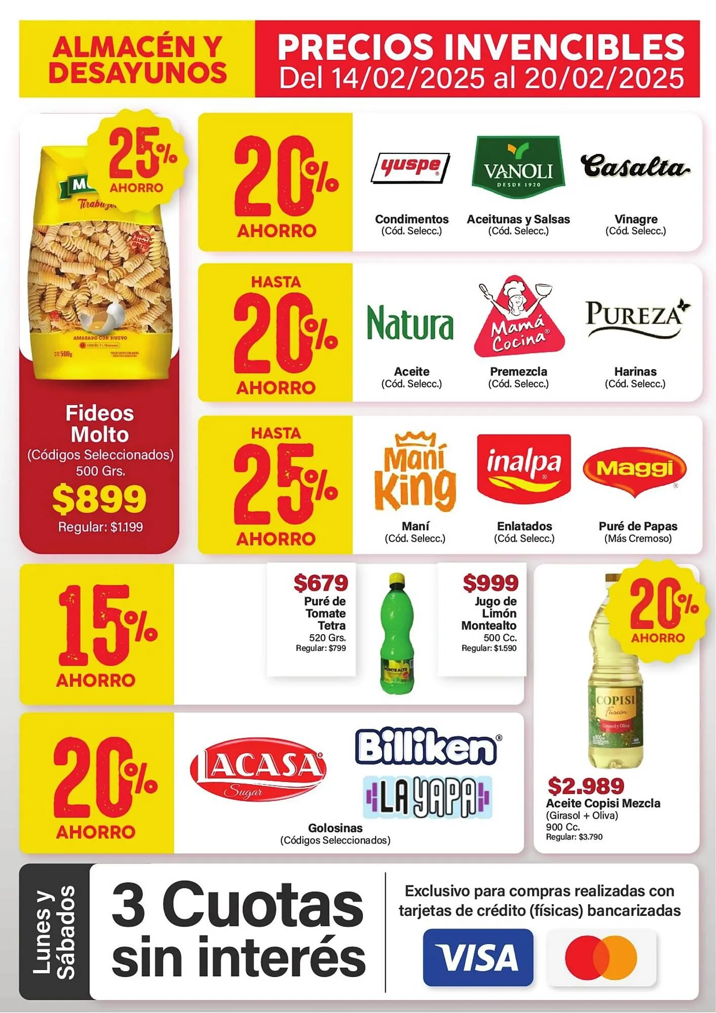 Ofertas de Catálogo Supermercados Aiello 14 de febrero al 20 de febrero 2025 - Página 3 del catálogo