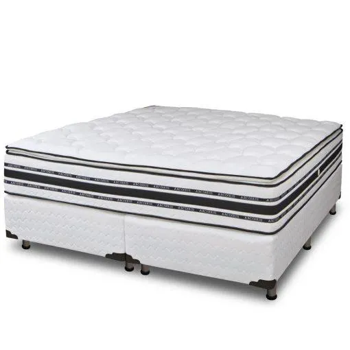 COLCHON Y SOMMIER RESORTES SPRING NATURE – 200X200 OFERTA PREMIUM