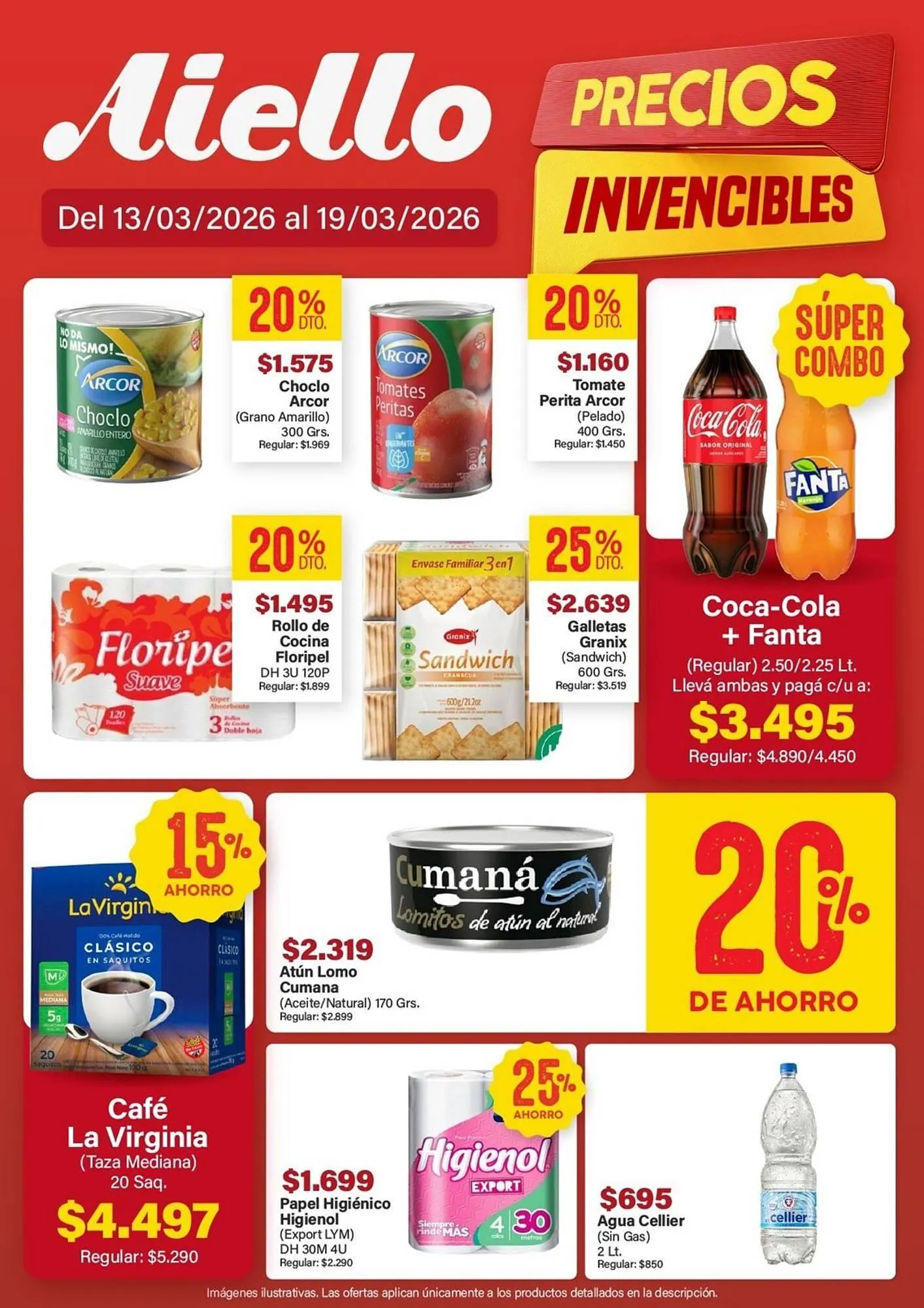 Ofertas de Catálogo Supermercados Aiello 13 de marzo al 15 de marzo 2026 - Página 2 del catálogo