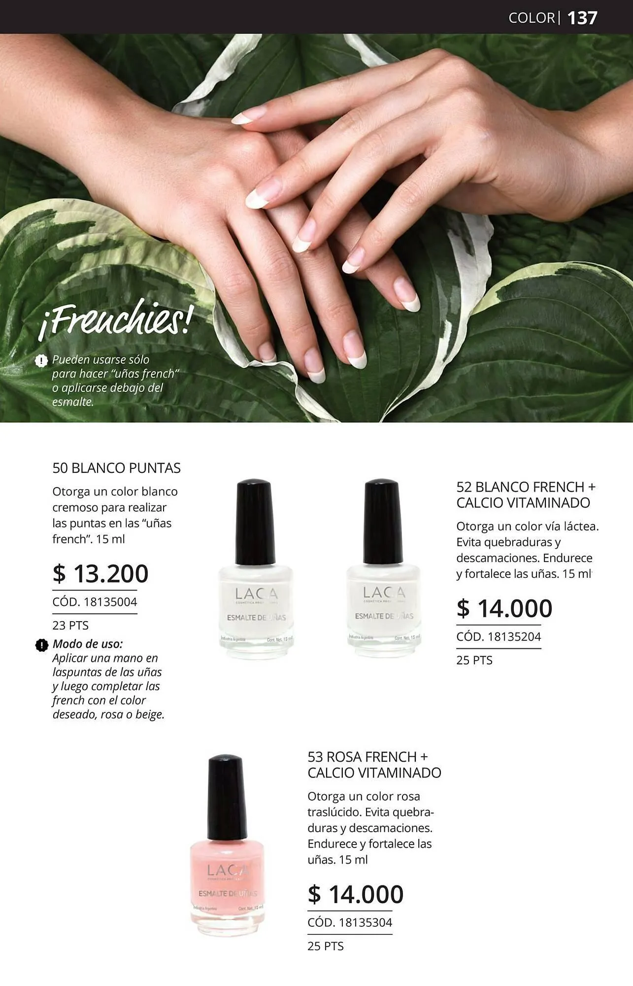 Ofertas de Catálogo Laboratorio LACA 2 de diciembre al 31 de diciembre 2024 - Página 137 del catálogo