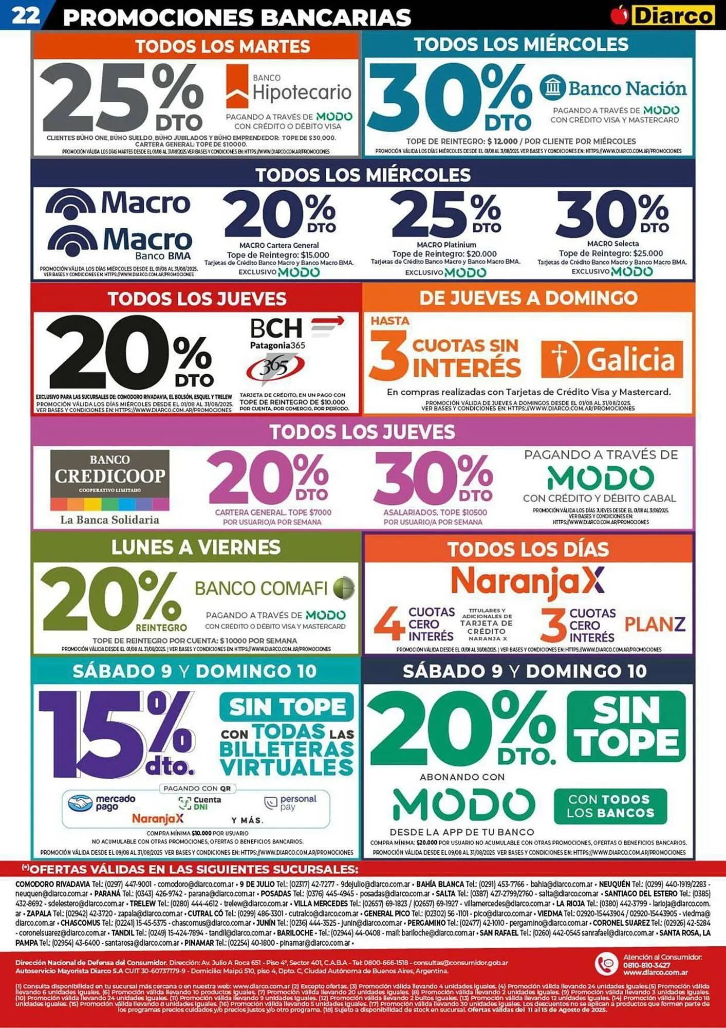 Ofertas de Catálogo Diarco 11 de agosto al 15 de agosto 2025 - Página 22 del catálogo