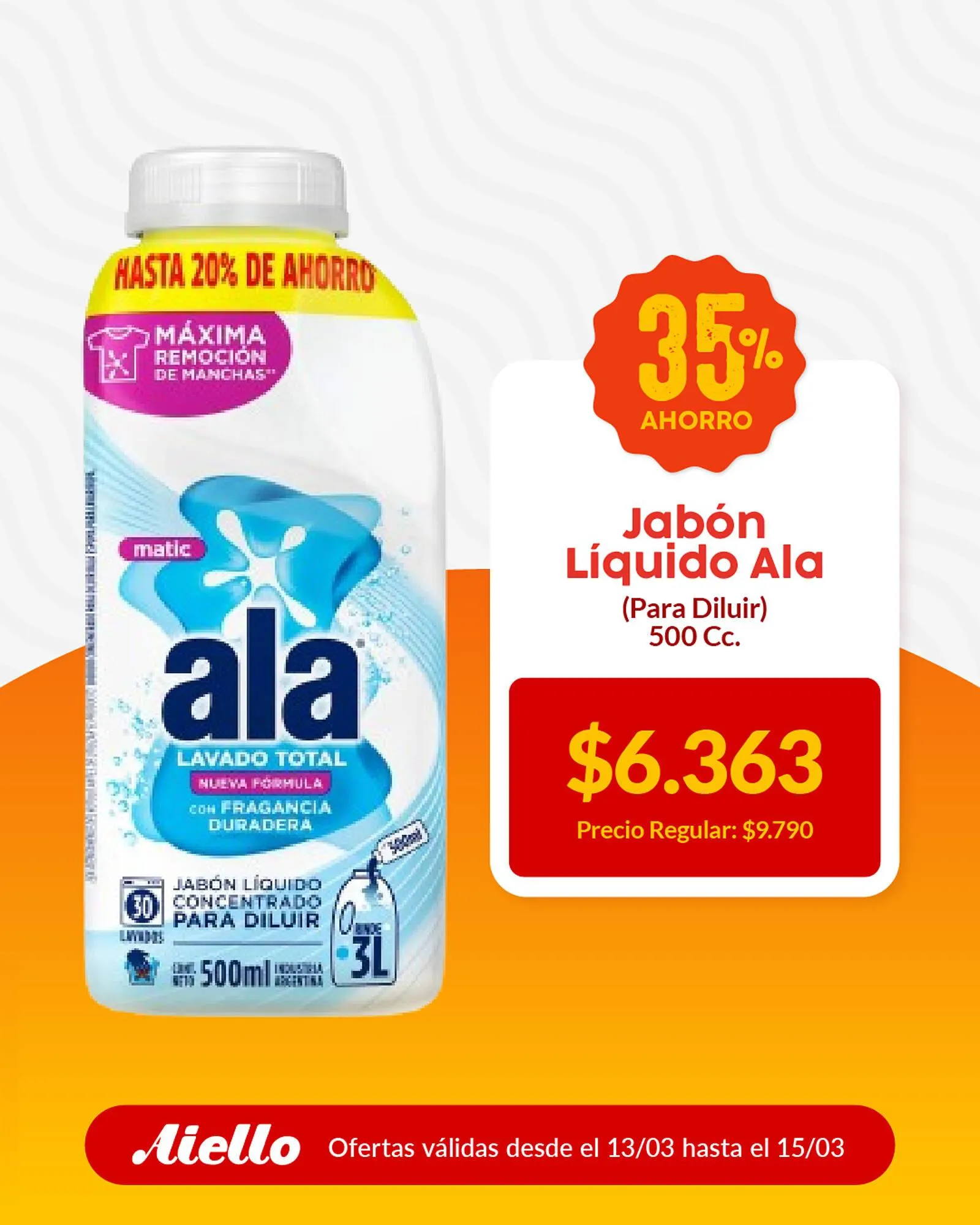 Ofertas de Catálogo Supermercados Aiello 13 de marzo al 15 de marzo 2026 - Página 5 del catálogo