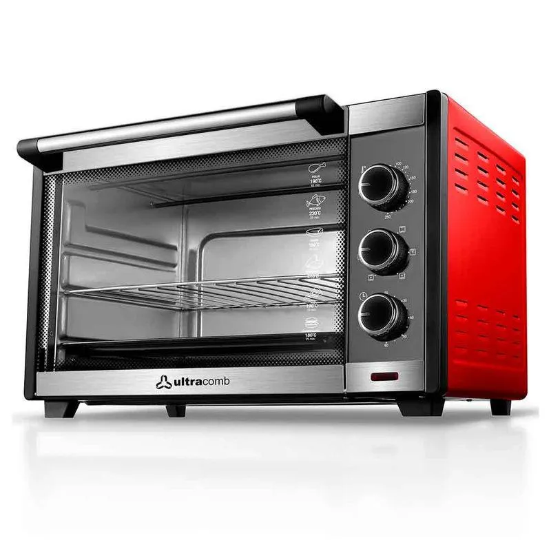Horno eléctrico UC-45CN 45 Lt. Negro y rojo