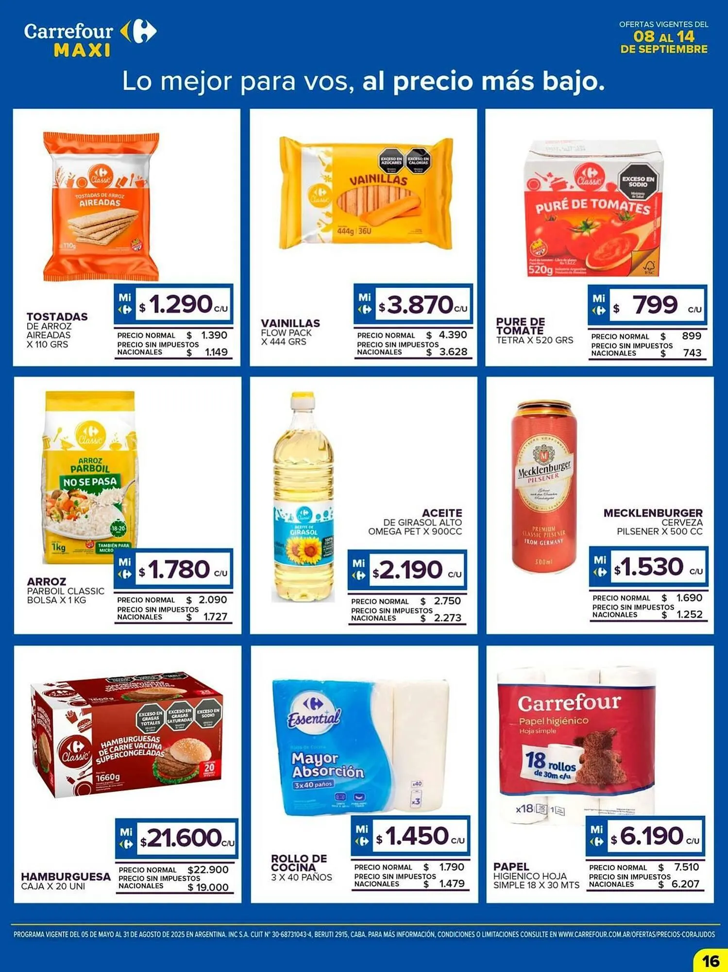 Ofertas de Folleto Carrefour Maxi 8 de septiembre al 15 de septiembre 2025 - Página 16 del catálogo