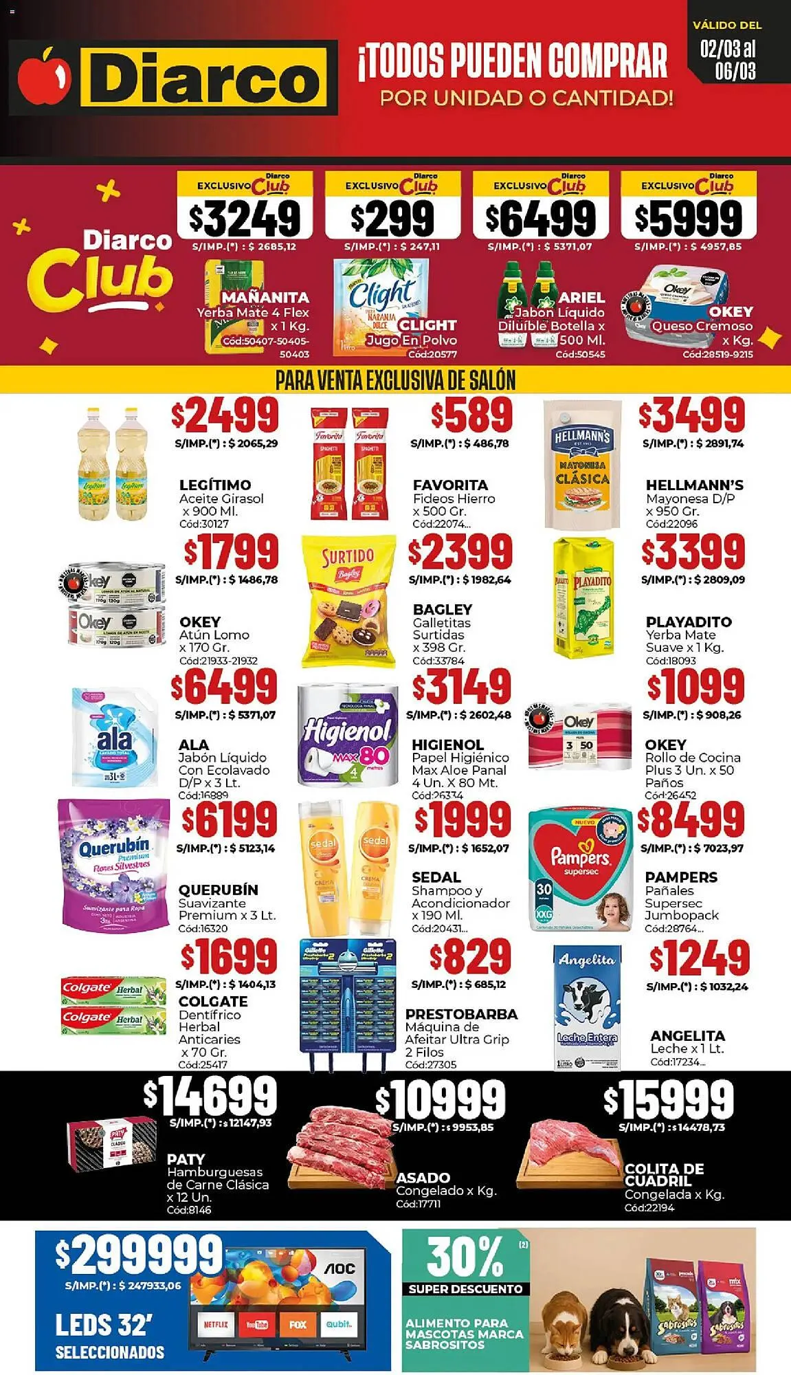 Ofertas de Catálogo Diarco 2 de marzo al 6 de marzo 2026 - Página 1 del catálogo