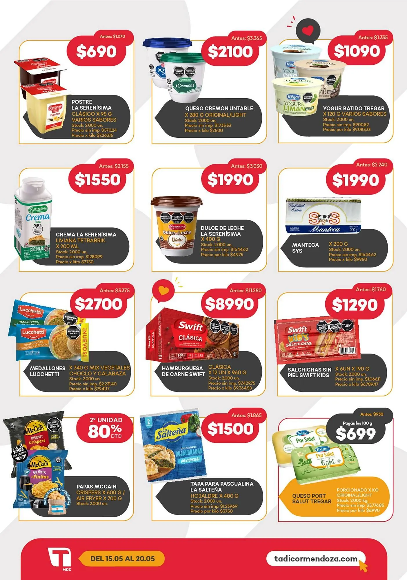 Ofertas de Catálogo Supermercados Tadicor 14 de mayo al 20 de mayo 2025 - Página 4 del catálogo