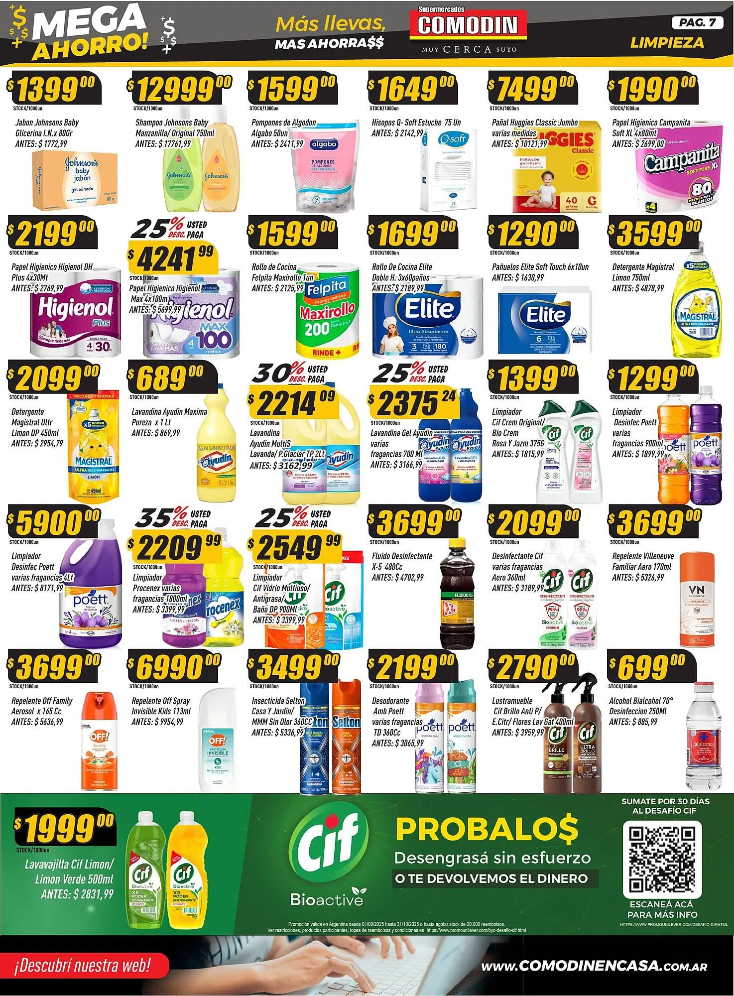 Ofertas de Catálogo Supermercados Comodin 3 de octubre al 9 de octubre 2025 - Página 7 del catálogo