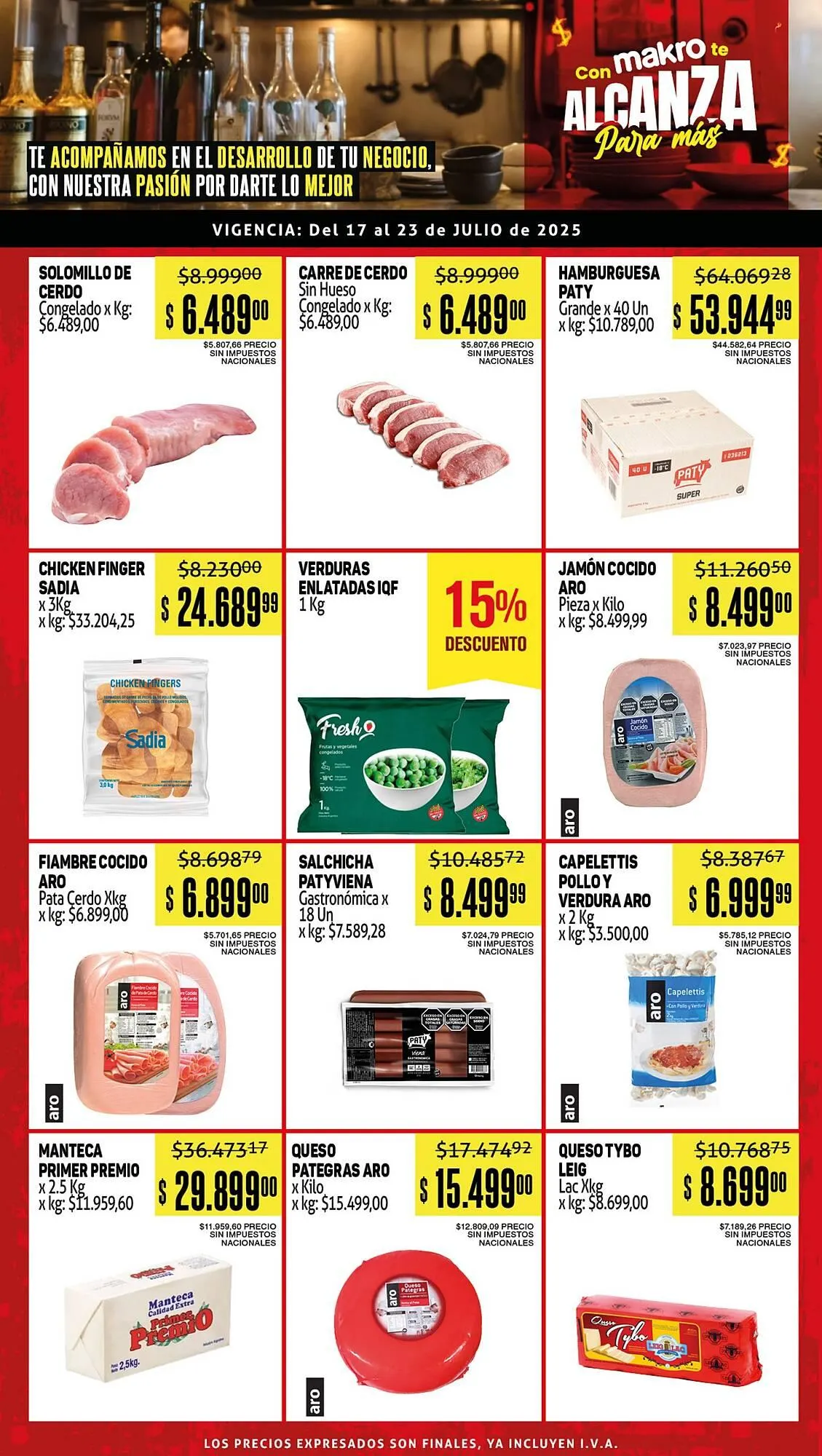 Ofertas de Catálogo Makro 17 de julio al 23 de julio 2025 - Página 1 del catálogo