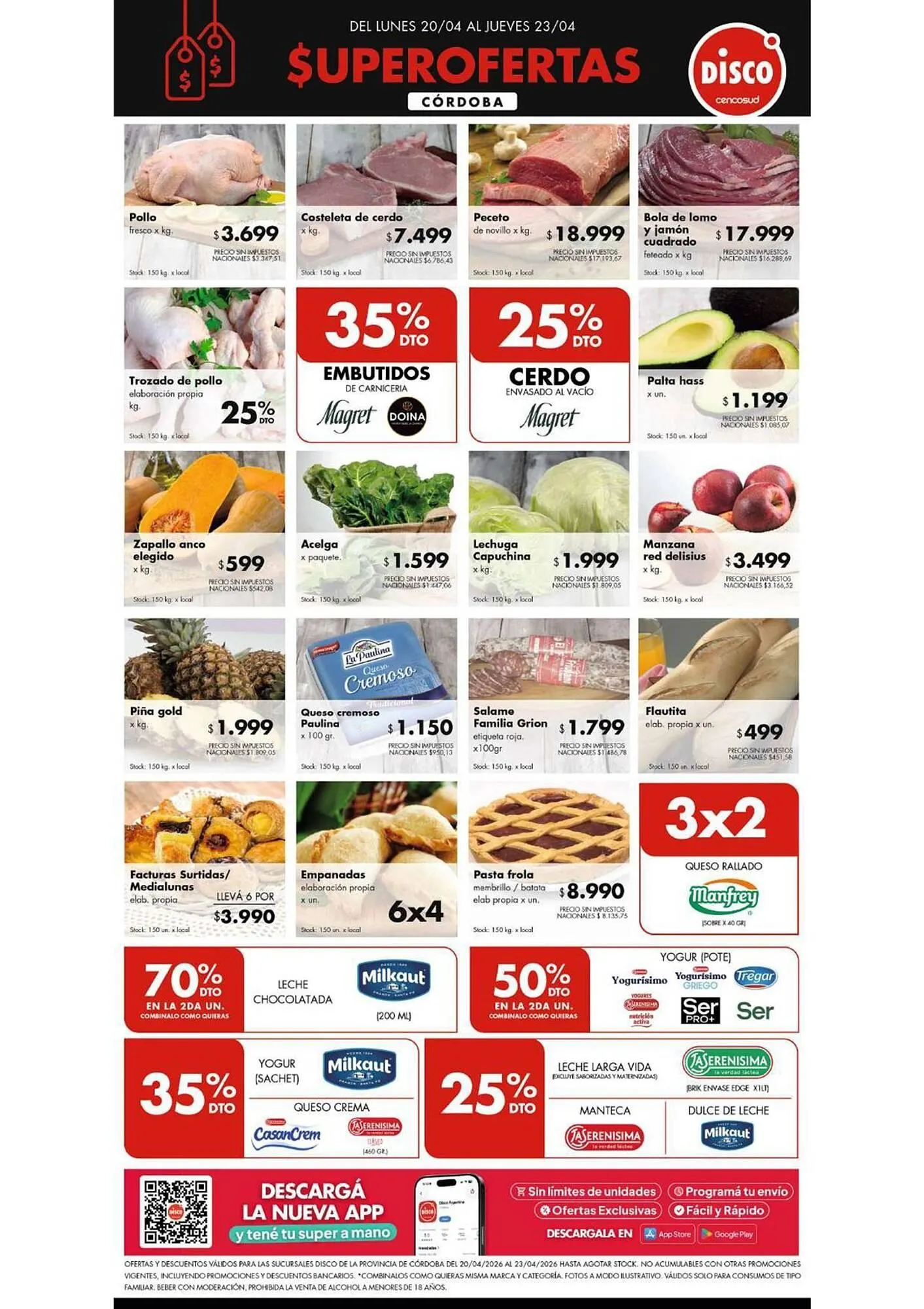 Ofertas de Folleto Disco 20 de abril al 23 de abril 2026 - Página 1 del catálogo