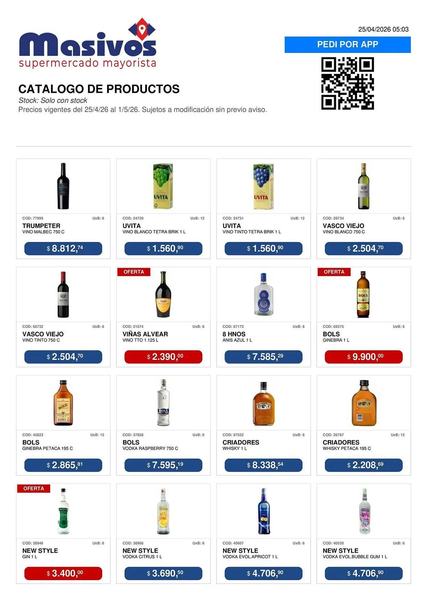 Ofertas de Catálogo Masivos 25 de abril al 1 de mayo 2026 - Página 61 del catálogo