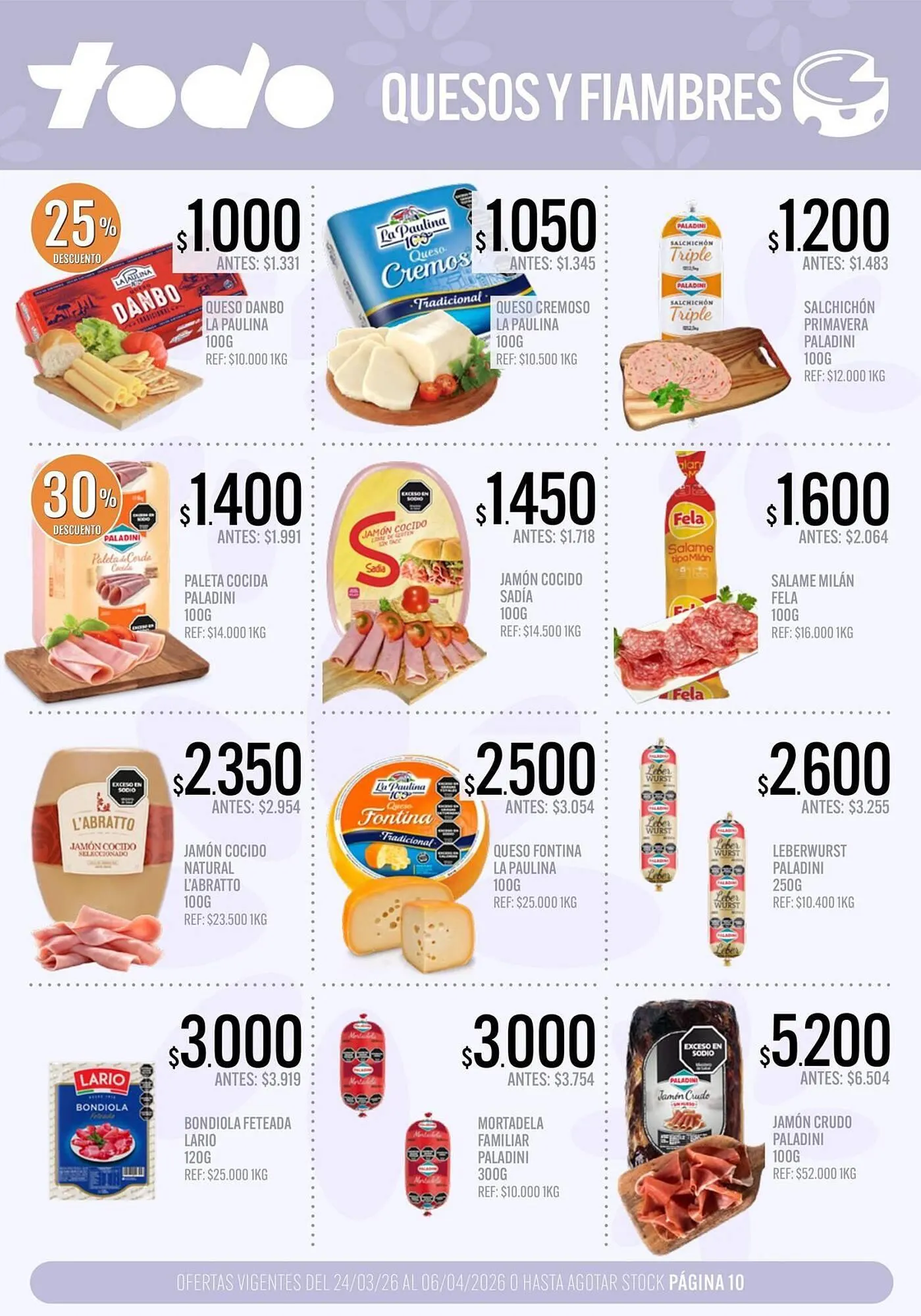 Ofertas de Catálogo Supermercados Todo 24 de marzo al 6 de abril 2026 - Página 10 del catálogo