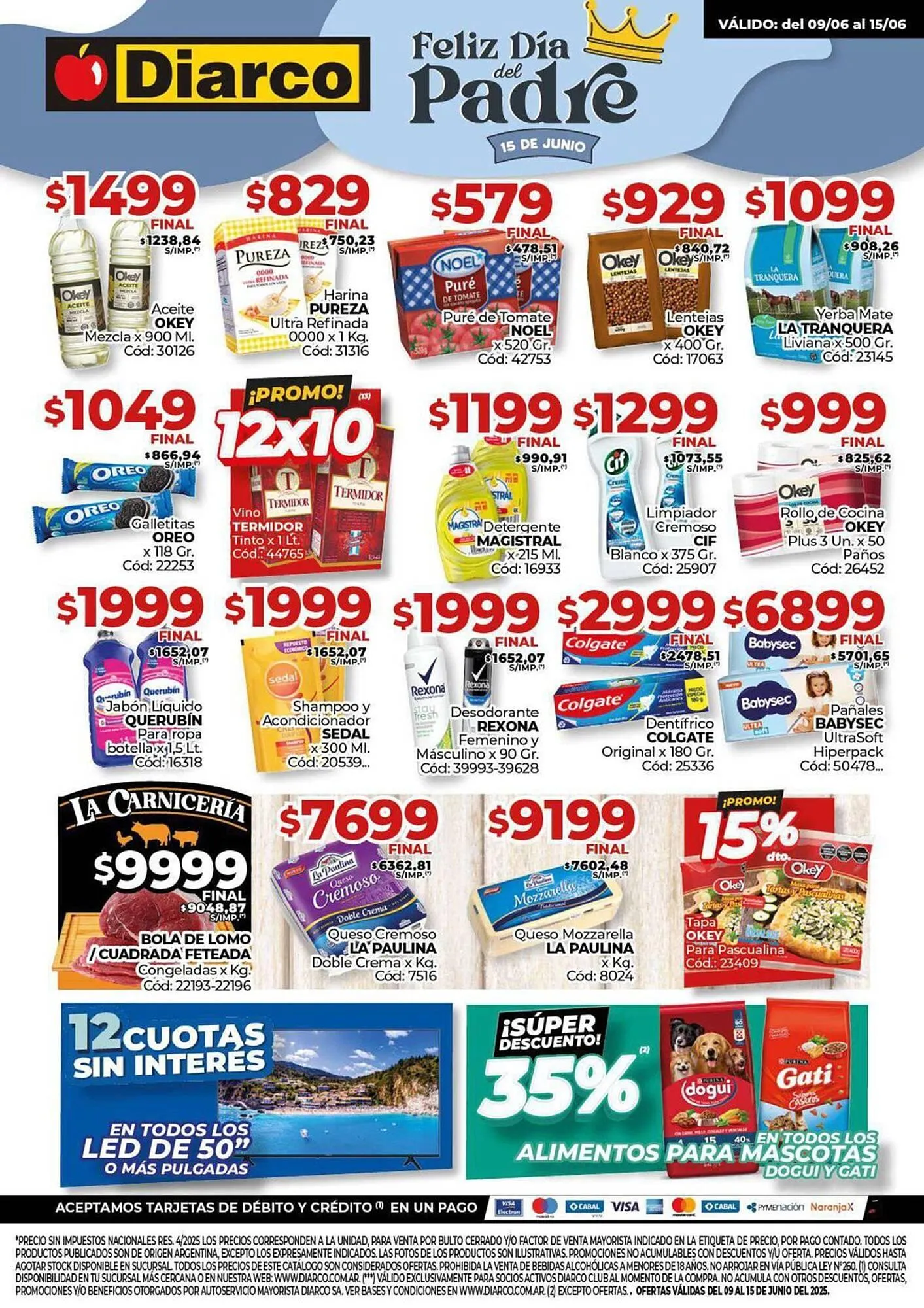 Ofertas de Catálogo Diarco 9 de junio al 16 de junio 2025 - Página 1 del catálogo