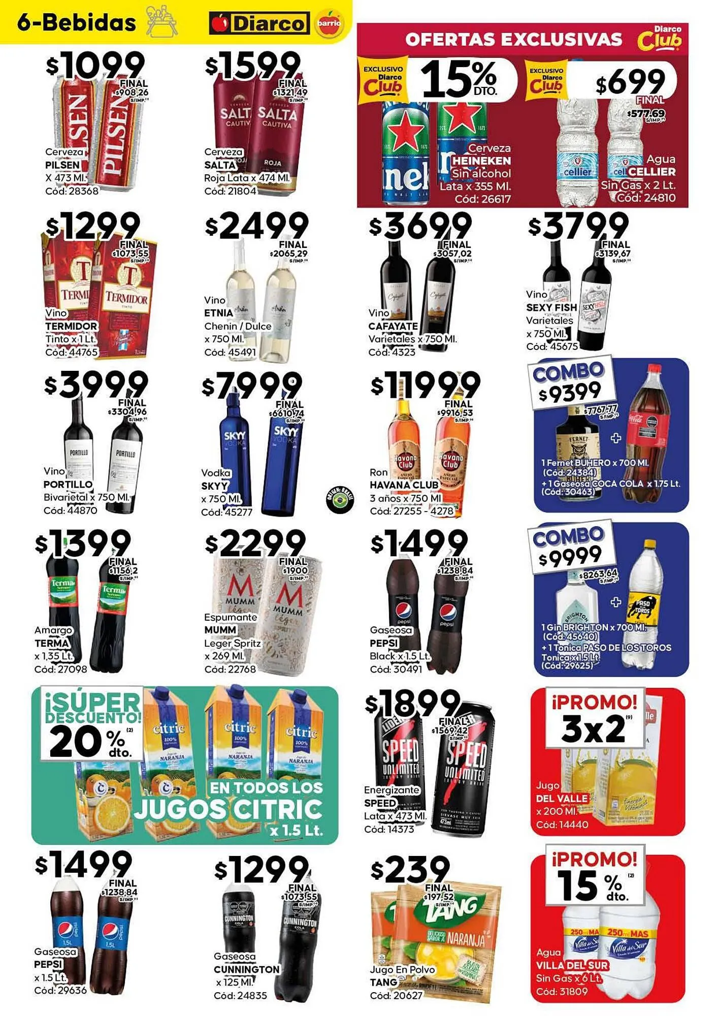 Ofertas de Catálogo Diarco 9 de junio al 15 de junio 2025 - Página 6 del catálogo