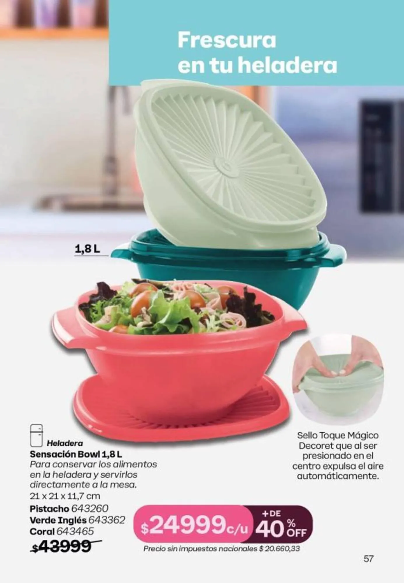 Ofertas de Folleto Tupperware 1 de octubre al 31 de octubre 2025 - Página 58 del catálogo