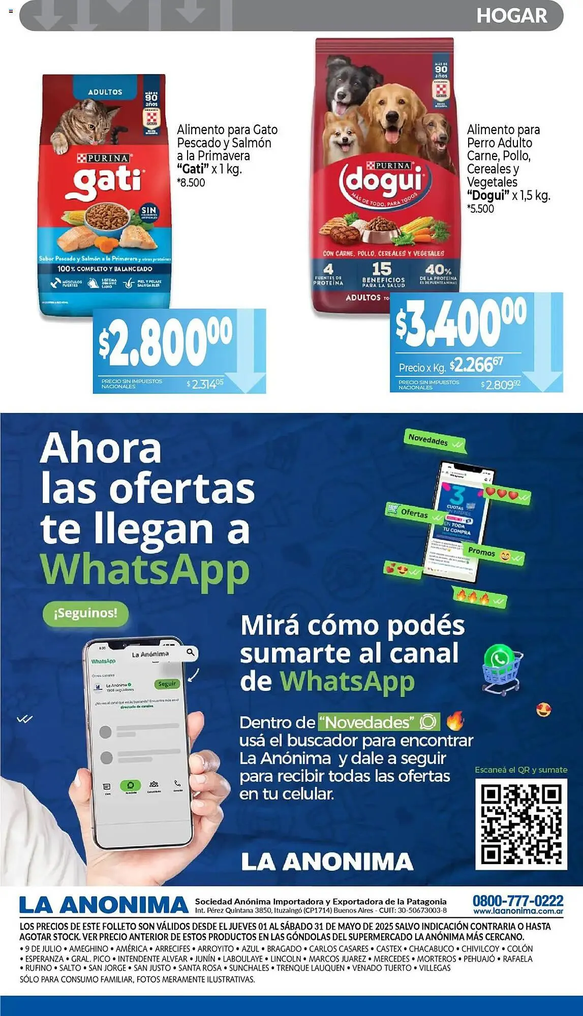 Ofertas de Catálogo La Anonima 1 de mayo al 31 de mayo 2025 - Página 12 del catálogo