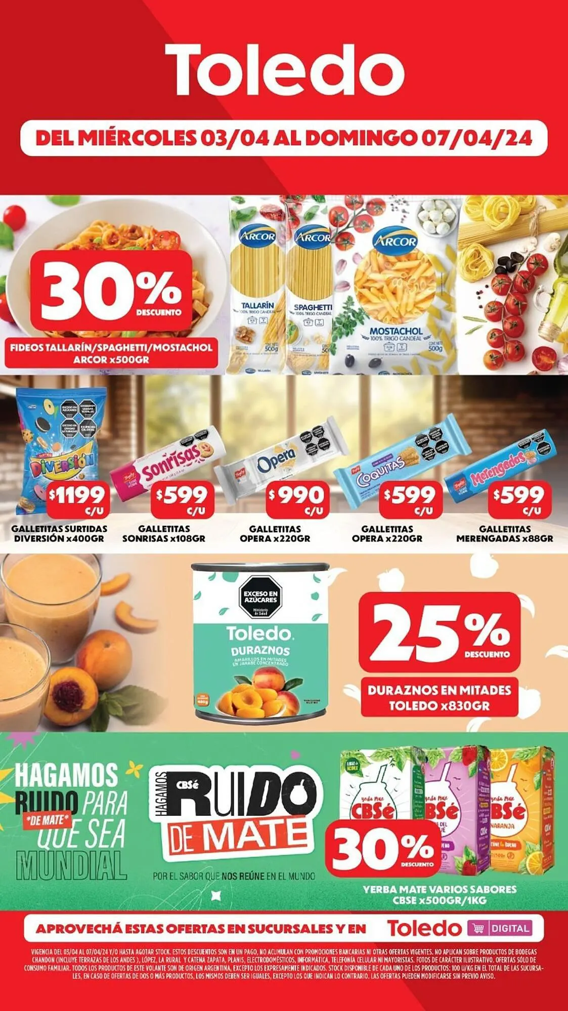 Ofertas de Catálogo Supermercados Toledo 3 de abril al 7 de abril 2024 - Página 3 del catálogo
