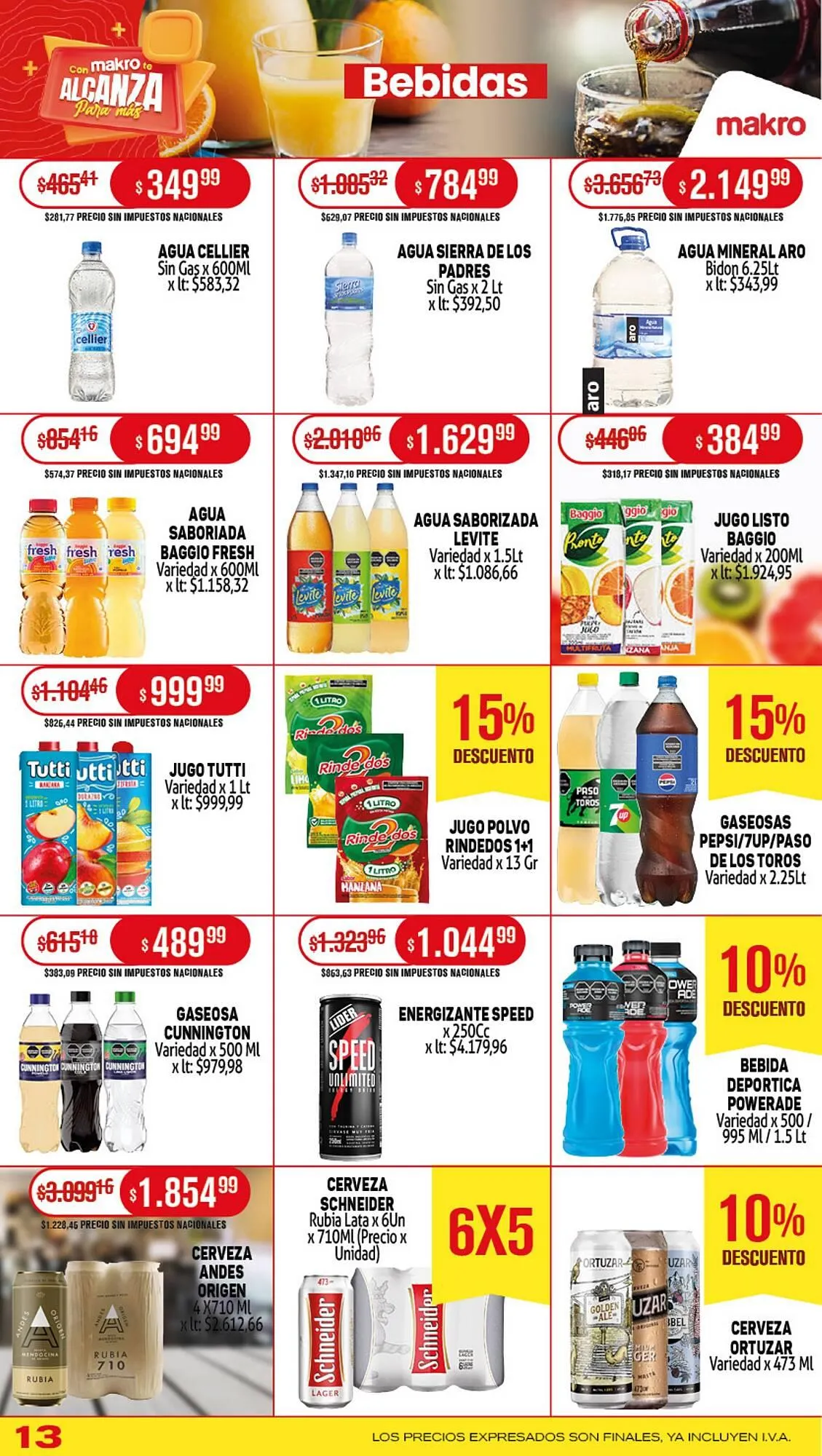 Ofertas de Catálogo Makro 14 de agosto al 20 de agosto 2025 - Página 13 del catálogo