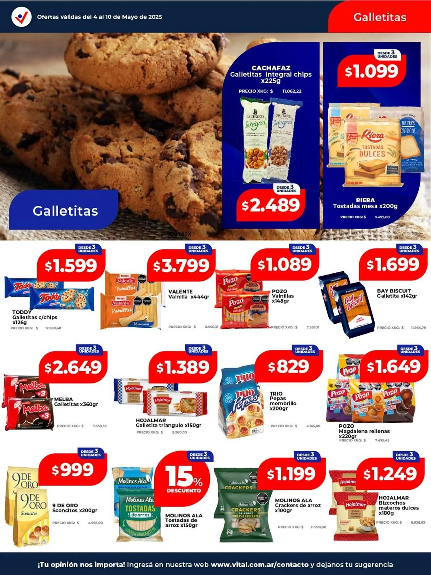 Ofertas de Catálogo Supermayorista Vital 4 de mayo al 10 de mayo 2026 - Página 15 del catálogo