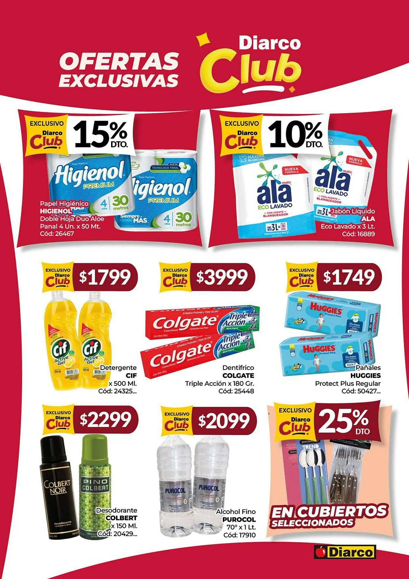 Ofertas de Catálogo Diarco 28 de octubre al 1 de noviembre 2024 - Página 9 del catálogo