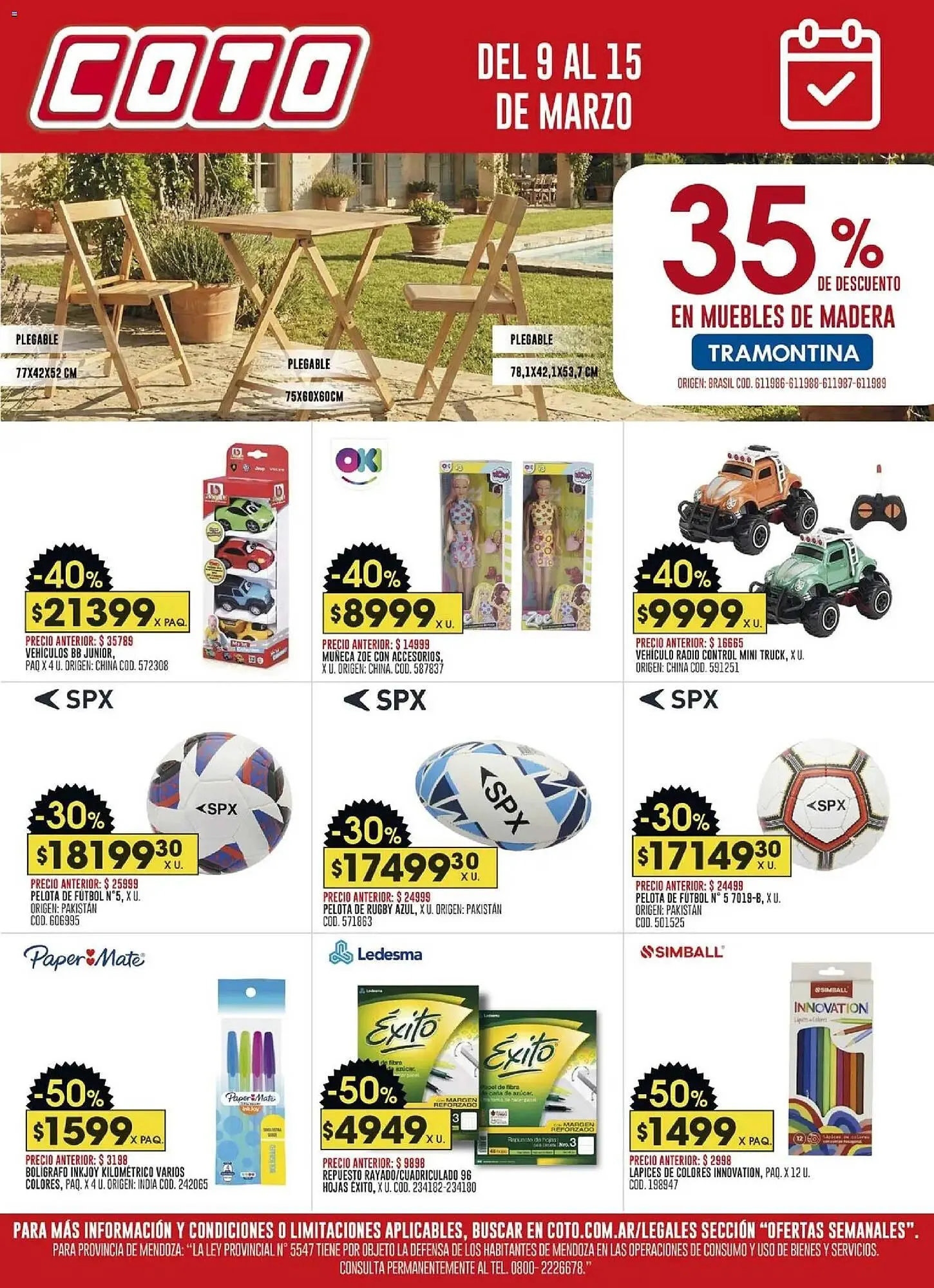 Ofertas de Catálogo Coto 9 de marzo al 16 de marzo 2026 - Página 1 del catálogo