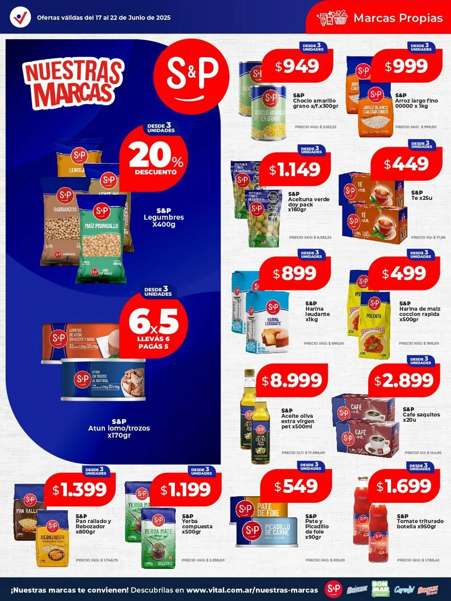 Ofertas de Catálogo Supermayorista Vital 17 de junio al 22 de junio 2025 - Página 17 del catálogo
