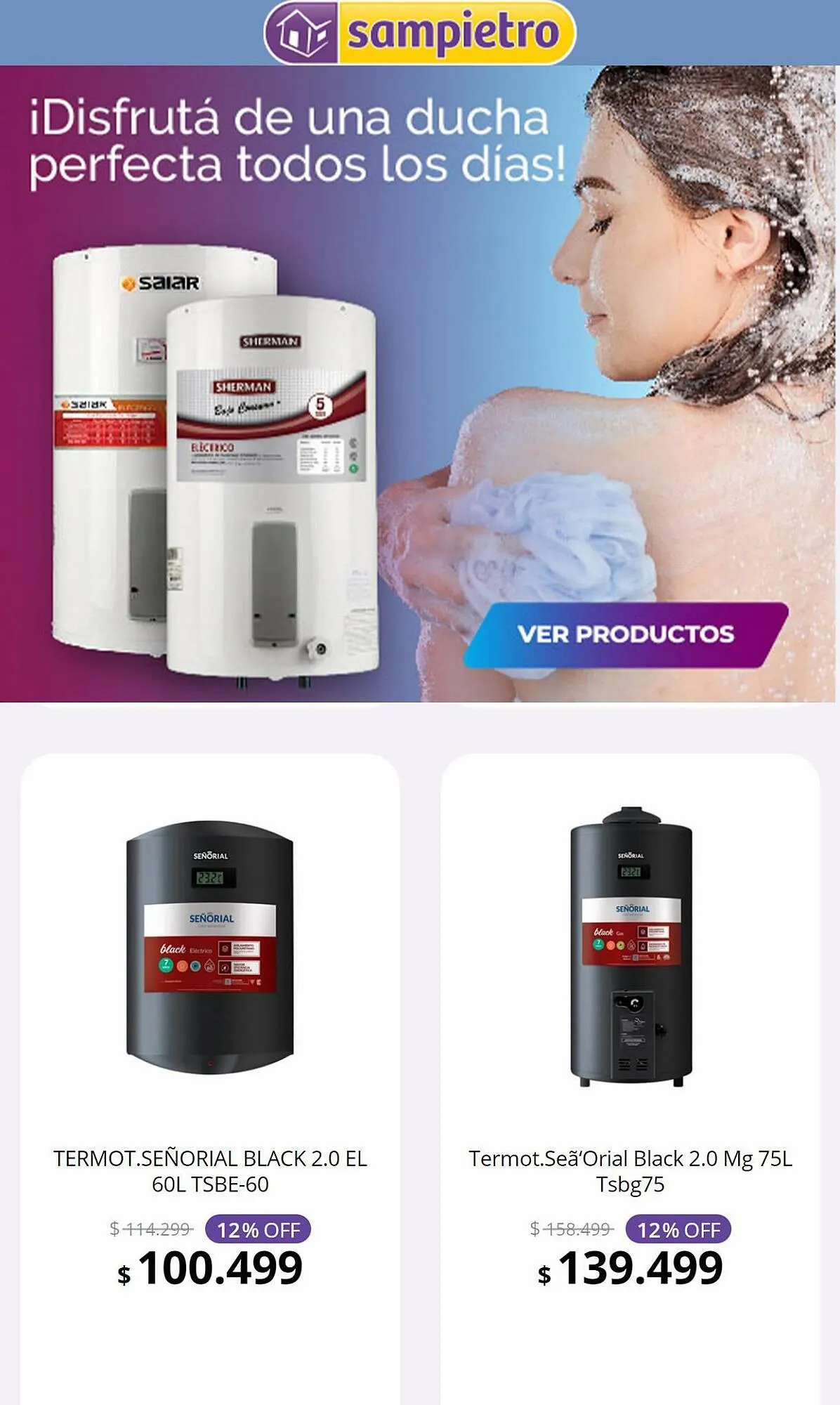 Ofertas de Catálogo Sampietro 6 de julio al 31 de julio 2023 - Página 1 del catálogo