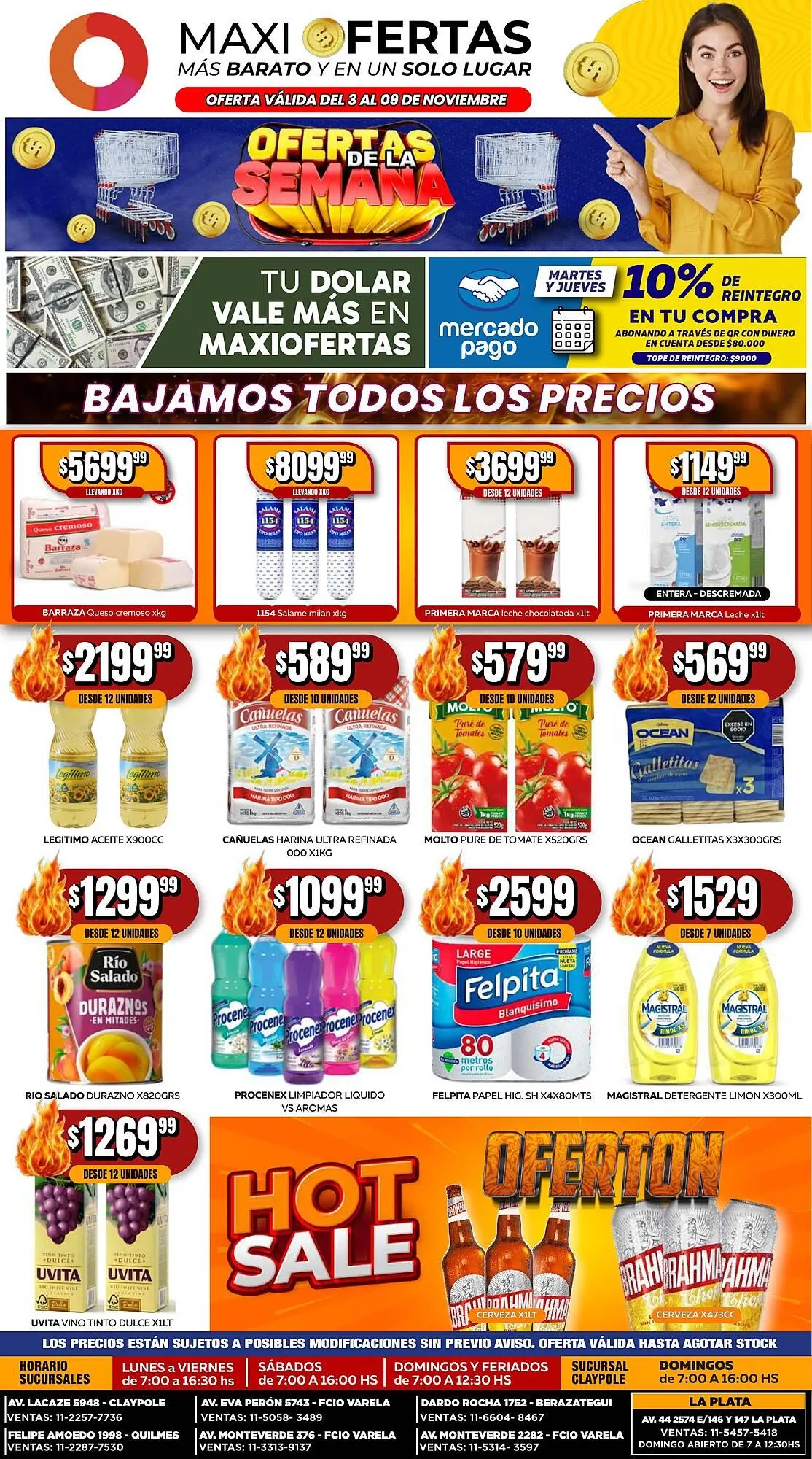 Ofertas de Catálogo Maxi Ofertas 3 de noviembre al 9 de noviembre 2025 - Página 1 del catálogo