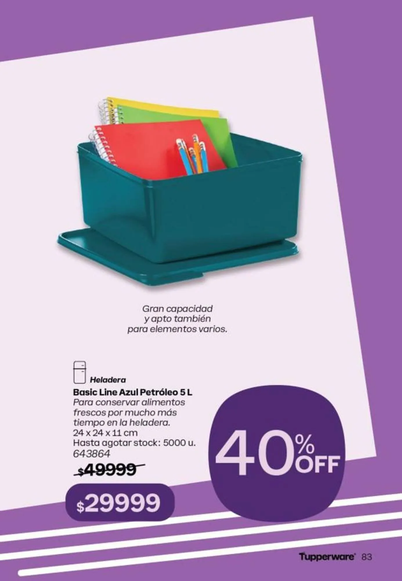 Ofertas de Catálogo Tupperware 4 de abril al 30 de abril 2025 - Página 84 del catálogo