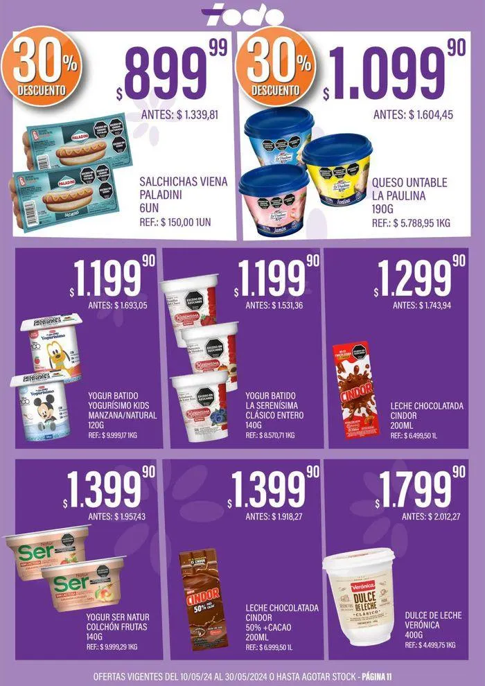 Ofertas de Catálogo Supermercados Todo 10 de mayo al 30 de mayo 2024 - Página 11 del catálogo