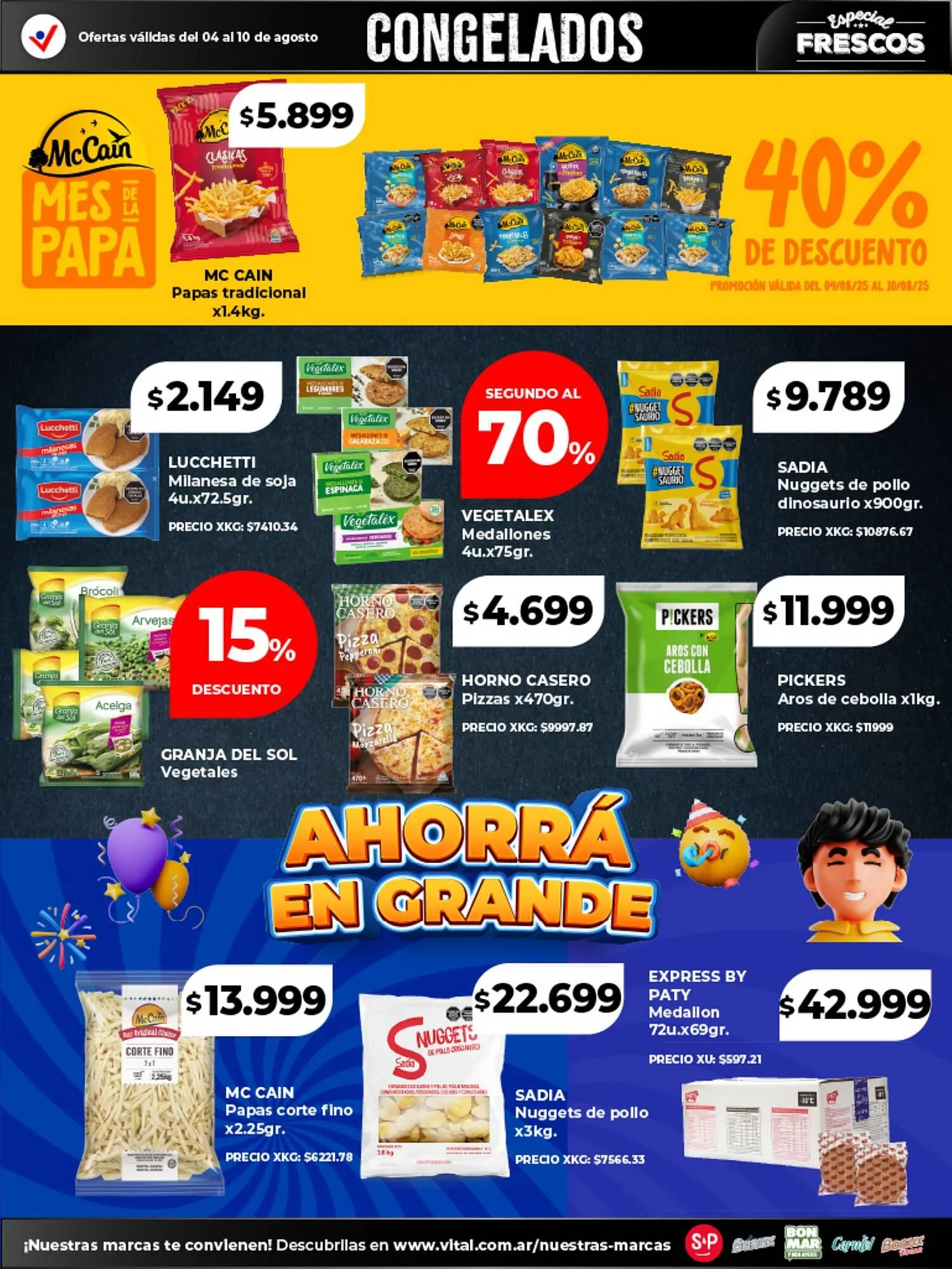 Ofertas de Catálogo Supermayorista Vital 4 de agosto al 10 de agosto 2025 - Página 8 del catálogo