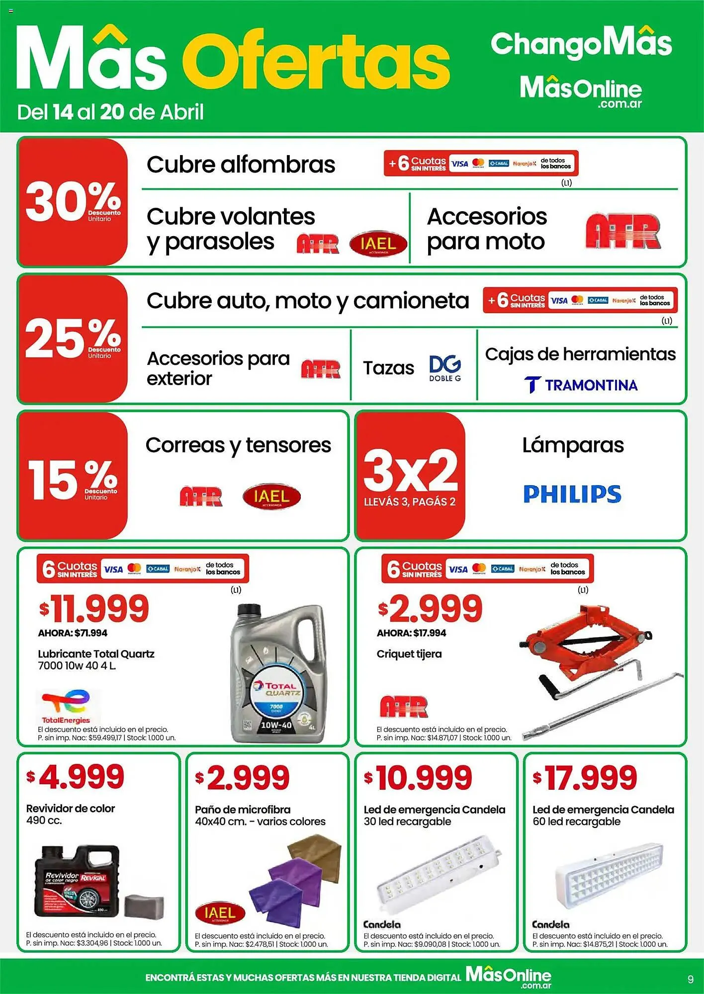 Ofertas de Catálogo Changomas 14 de abril al 20 de abril 2026 - Página 10 del catálogo