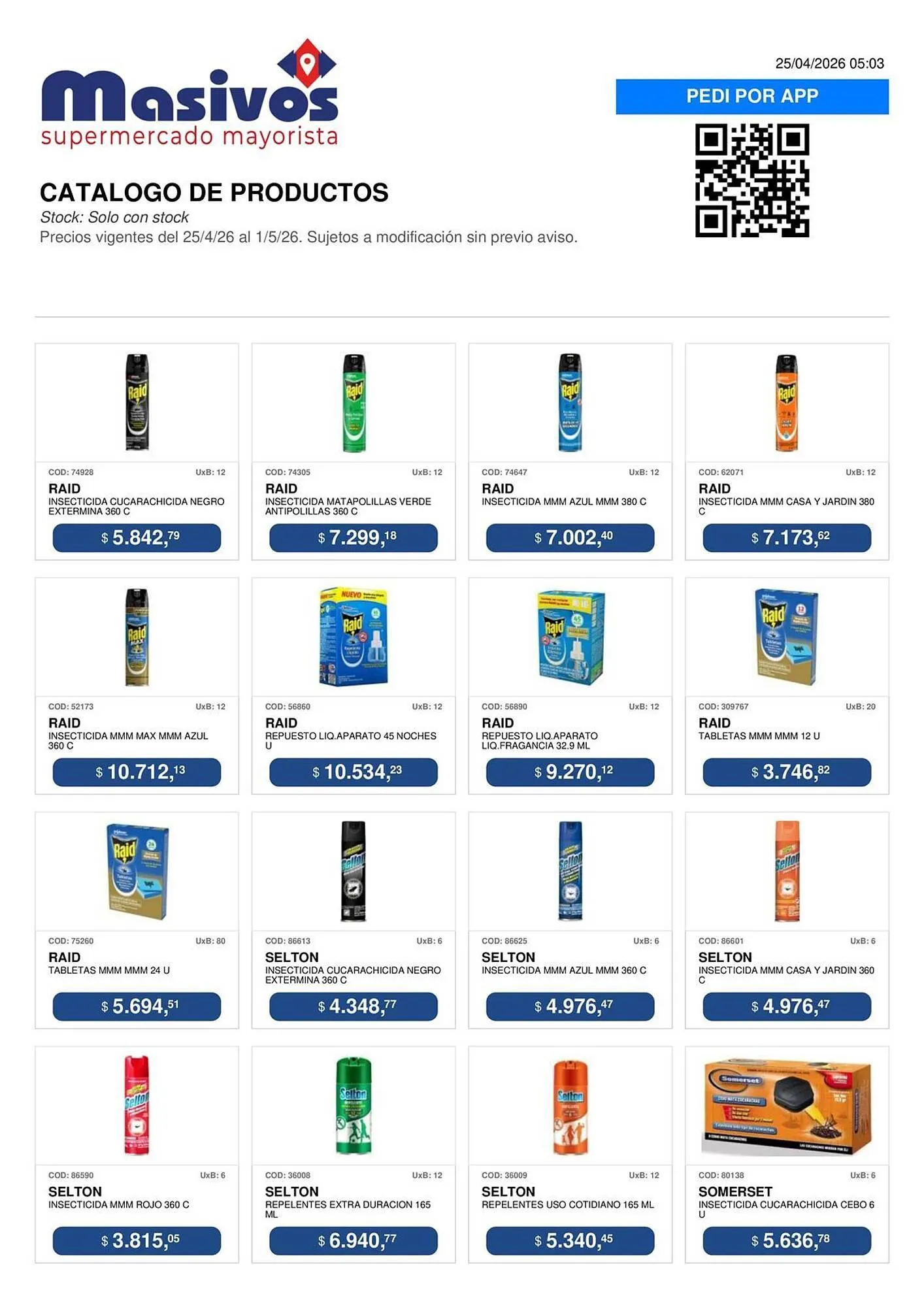 Ofertas de Catálogo Masivos 25 de abril al 1 de mayo 2026 - Página 79 del catálogo