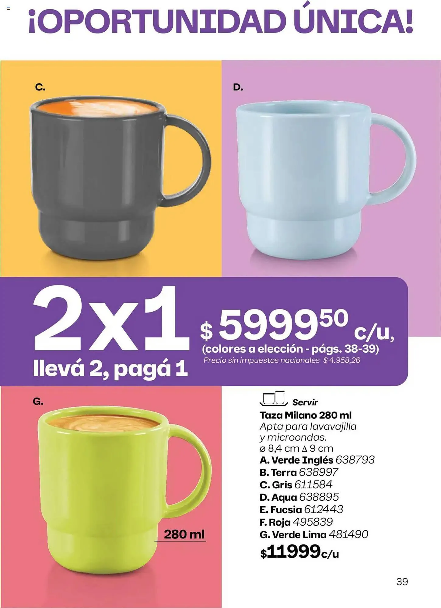 Ofertas de Catálogo Tupperware 23 de julio al 6 de agosto 2025 - Página 40 del catálogo