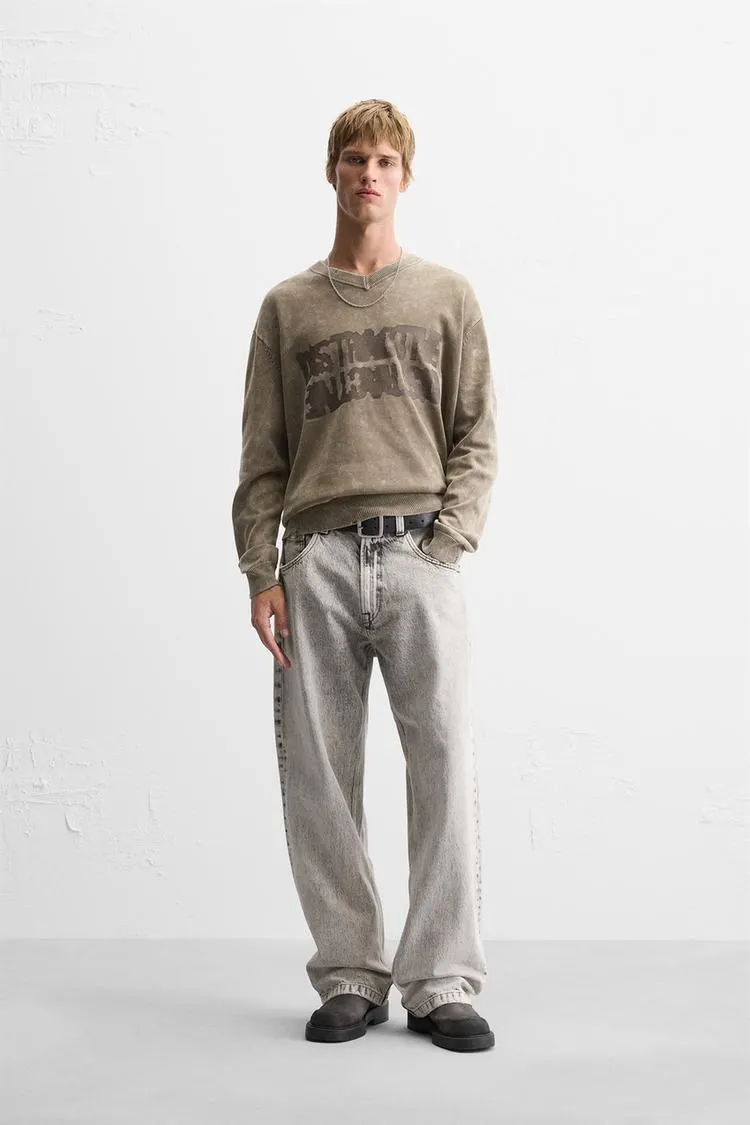 JERSEY TEXTO ESTAMPADO