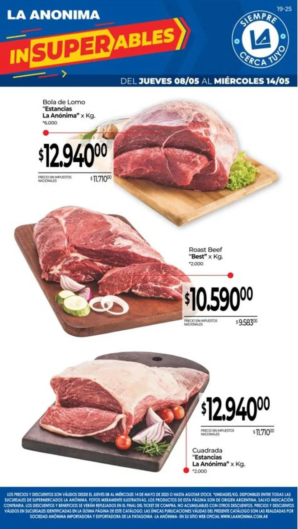 Ofertas de Catálogo La Anonima 8 de mayo al 14 de mayo 2025 - Página 1 del catálogo