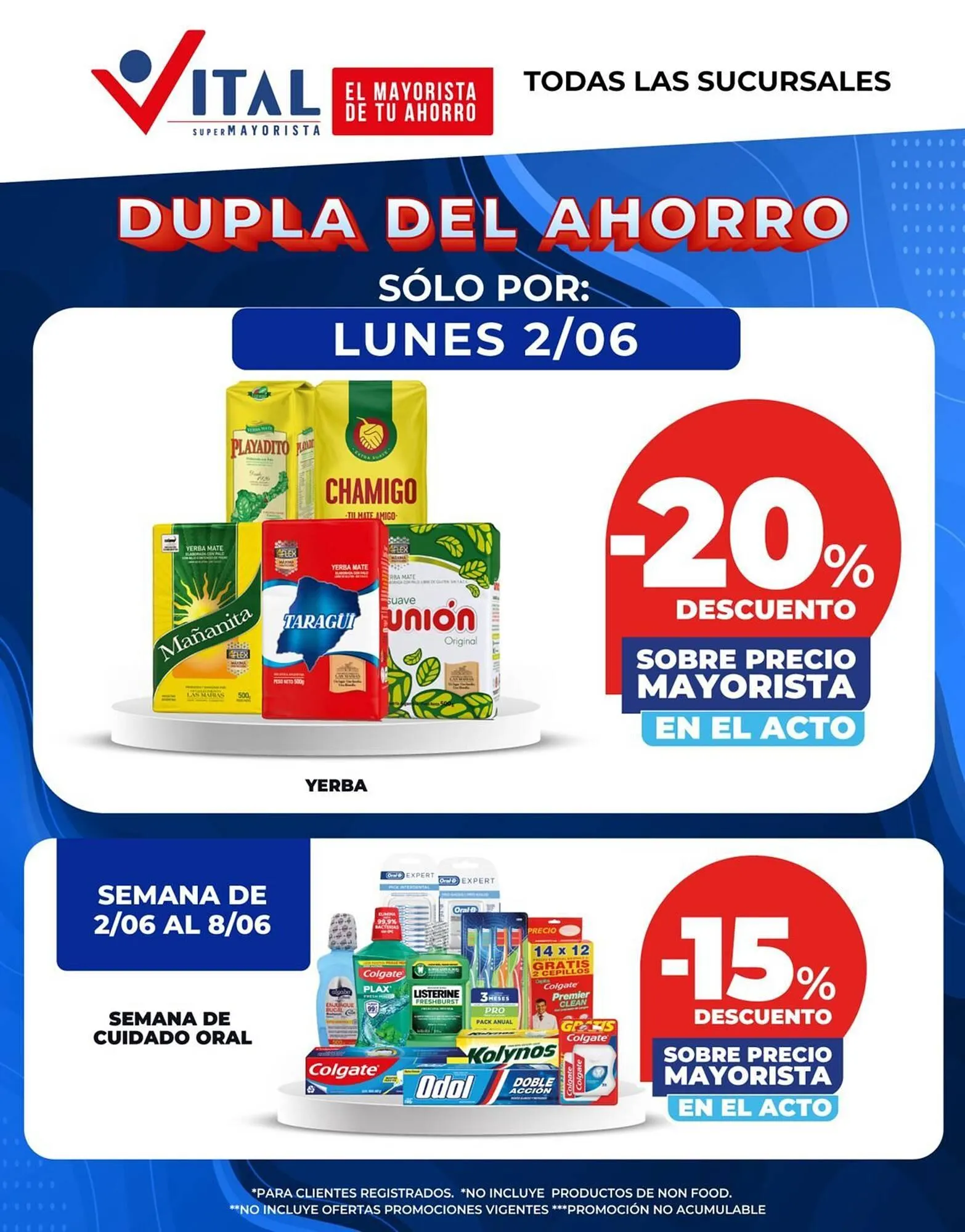 Ofertas de Catálogo Supermayorista Vital 2 de junio al 2 de junio 2025 - Página 1 del catálogo