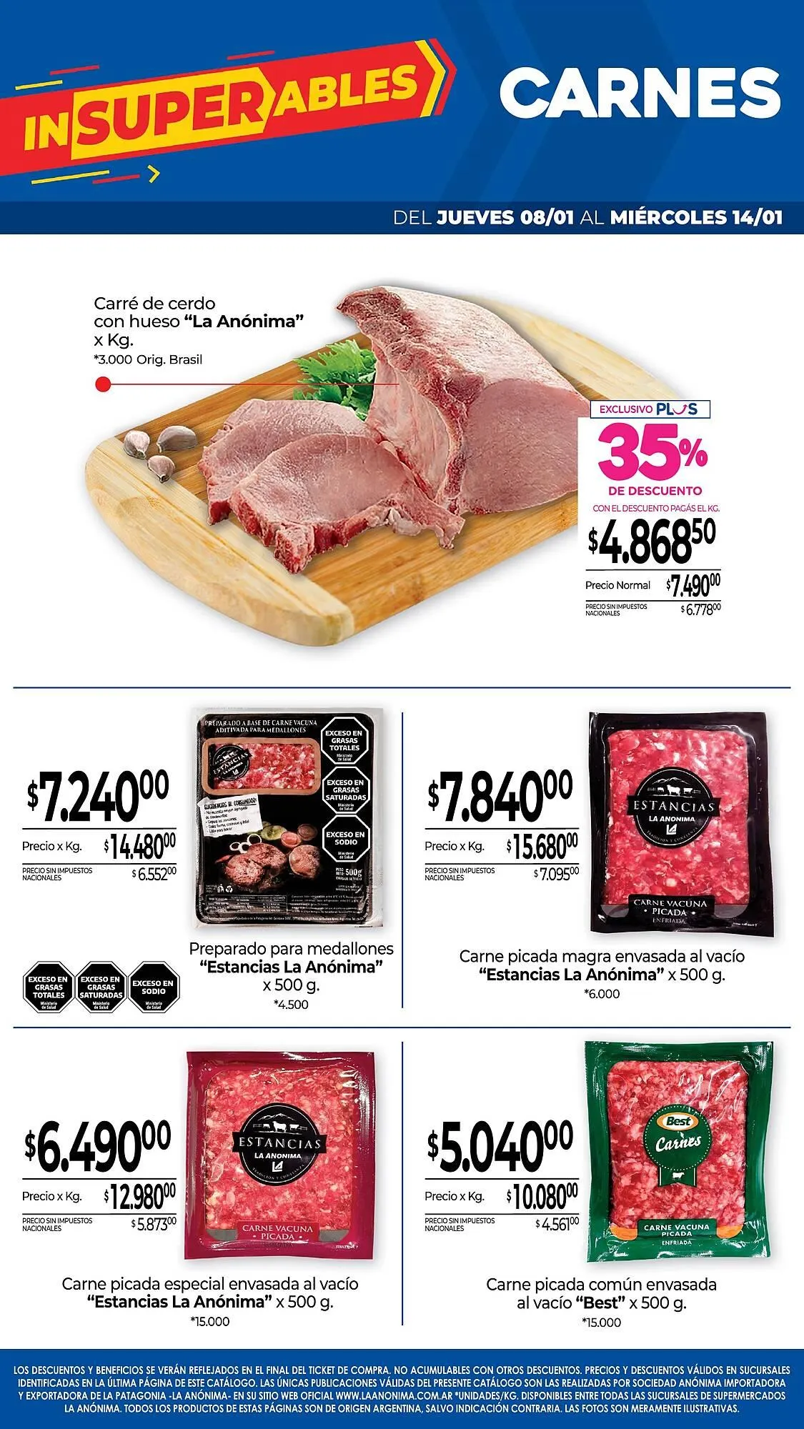 Ofertas de Catálogo La Anonima 8 de enero al 14 de enero 2026 - Página 3 del catálogo