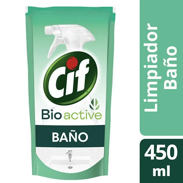 CIF LIMPIADOR BAñO BIO.DP 450ML