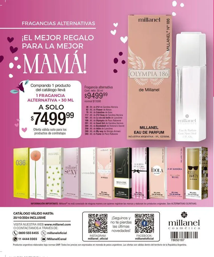 Ofertas de Catálogo Millanel Cosmética 23 de septiembre al 20 de octubre 2024 - Página 196 del catálogo