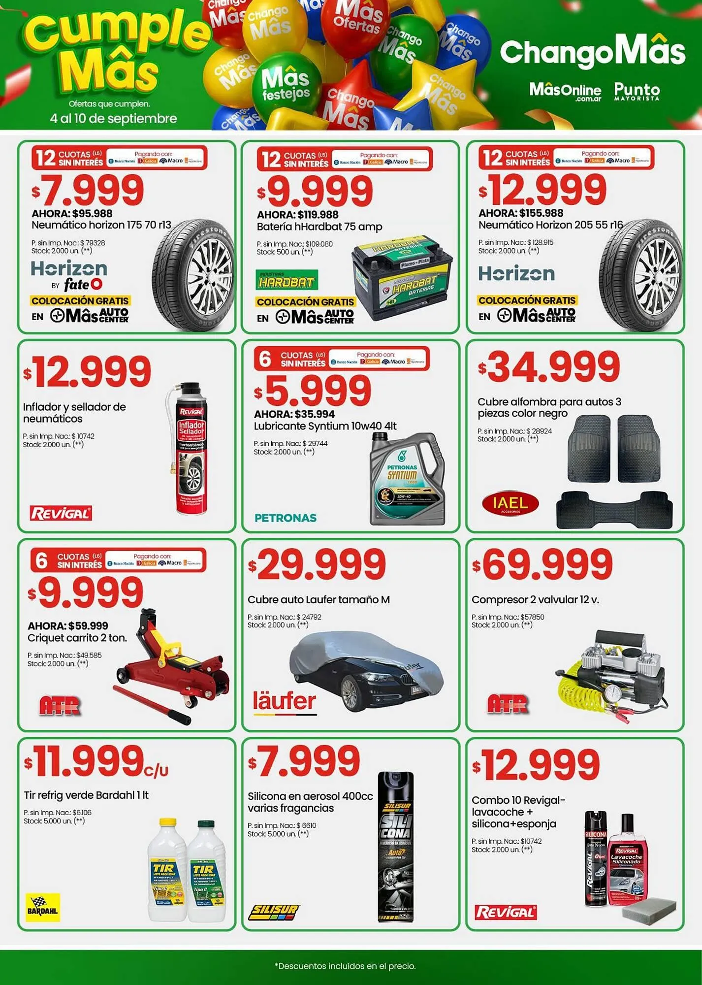 Ofertas de Catálogo Punto Mayorista 4 de septiembre al 14 de septiembre 2025 - Página 6 del catálogo