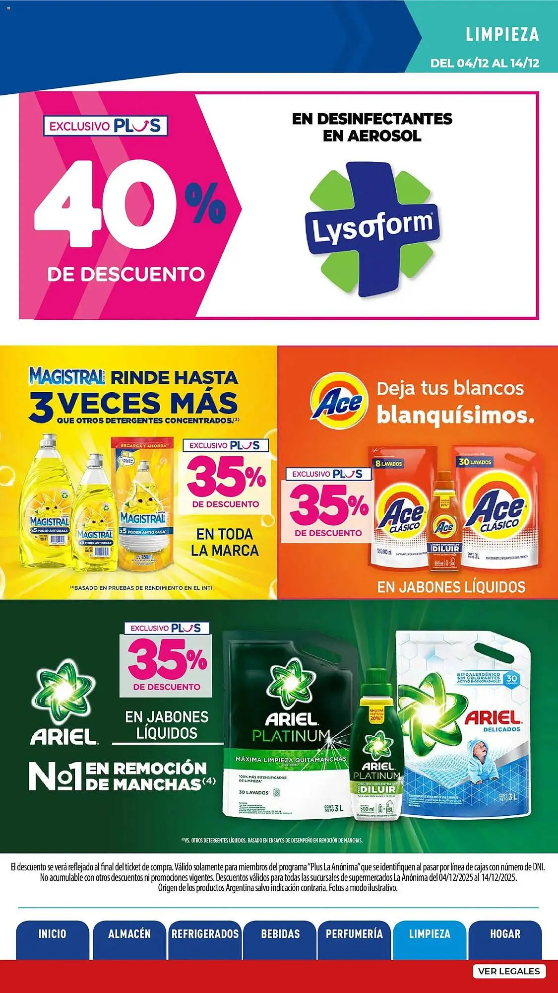 Ofertas de Catálogo La Anonima 4 de diciembre al 15 de diciembre 2025 - Página 35 del catálogo
