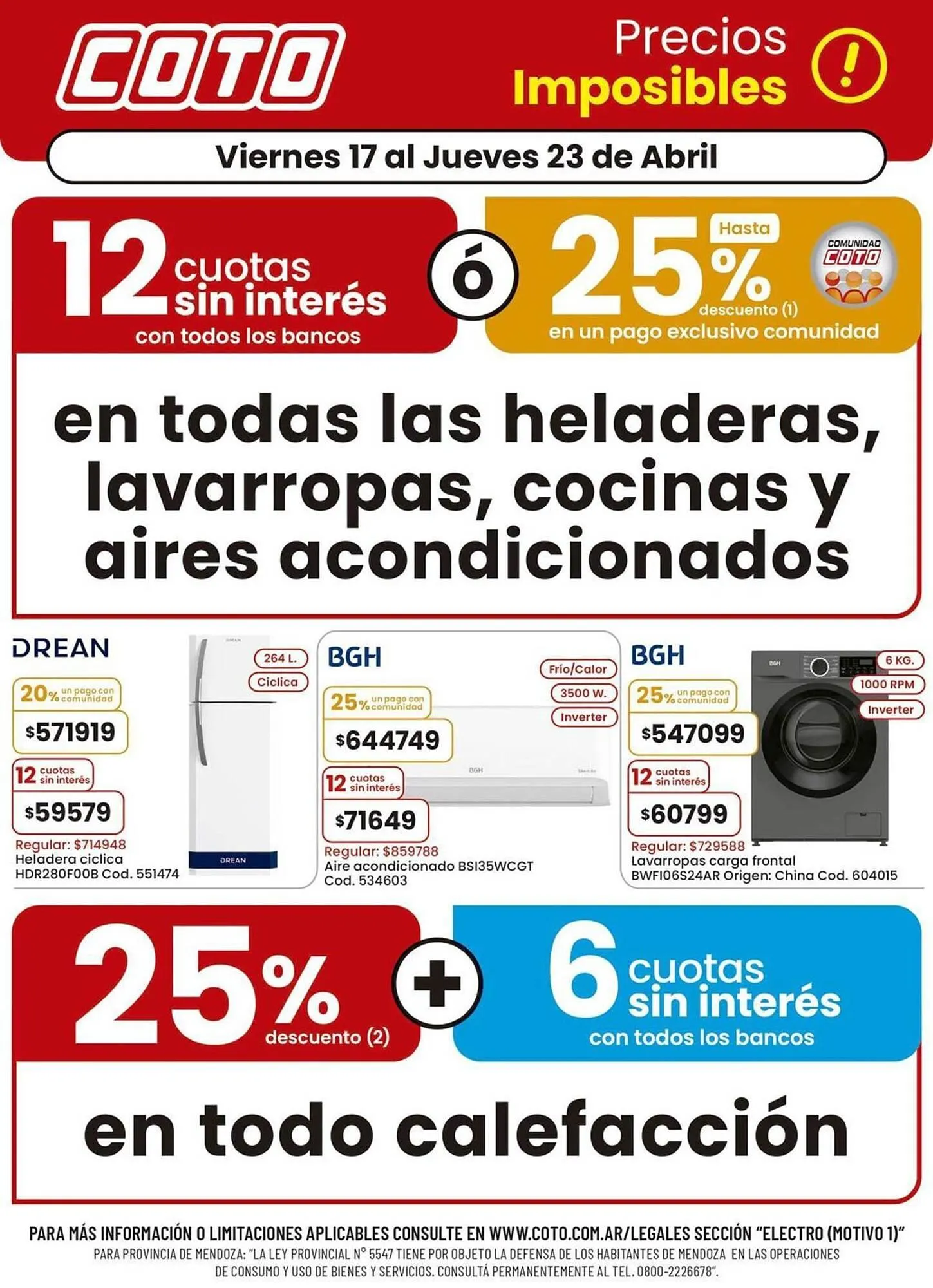 Ofertas de Catálogo Coto 17 de abril al 23 de abril 2026 - Página 1 del catálogo