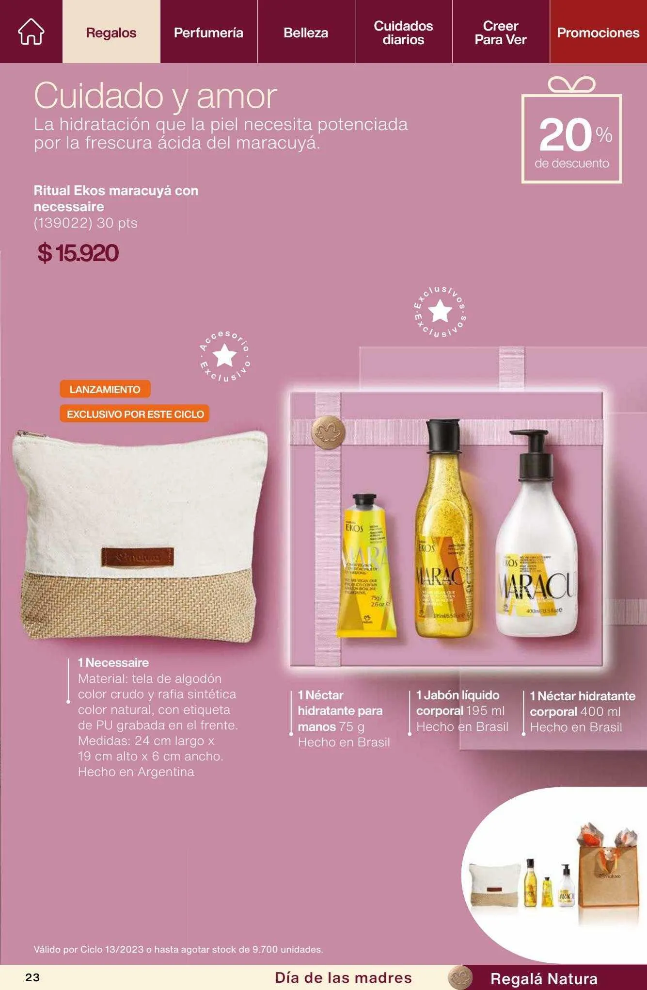 Ofertas de Catálogo Natura 7 de julio al 30 de septiembre 2023 - Página 23 del catálogo