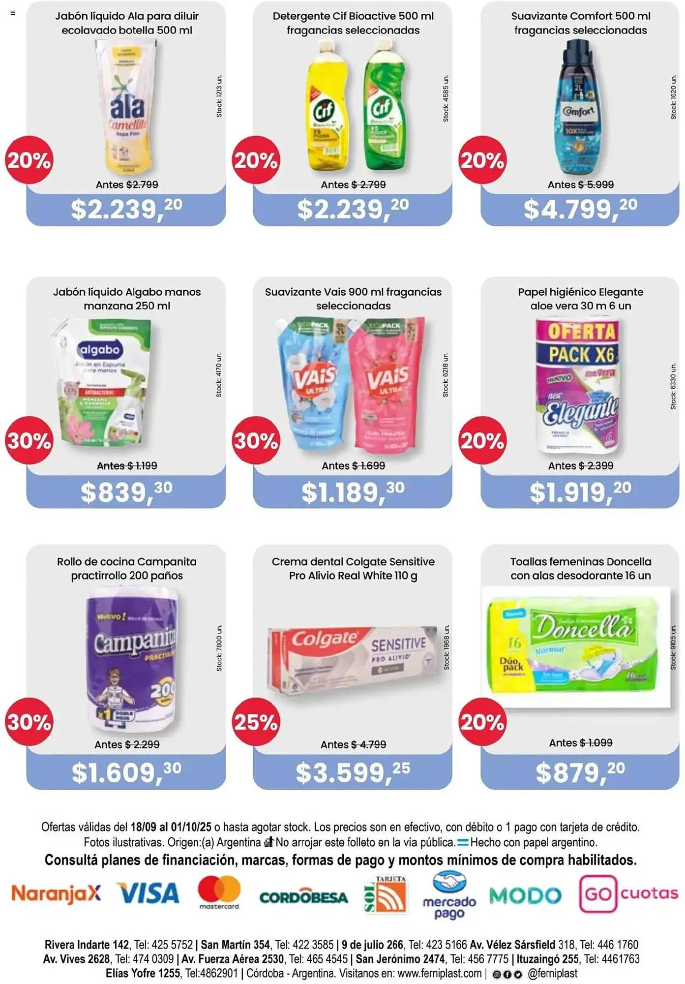 Ofertas de Catálogo Ferniplast 18 de septiembre al 2 de octubre 2025 - Página 8 del catálogo