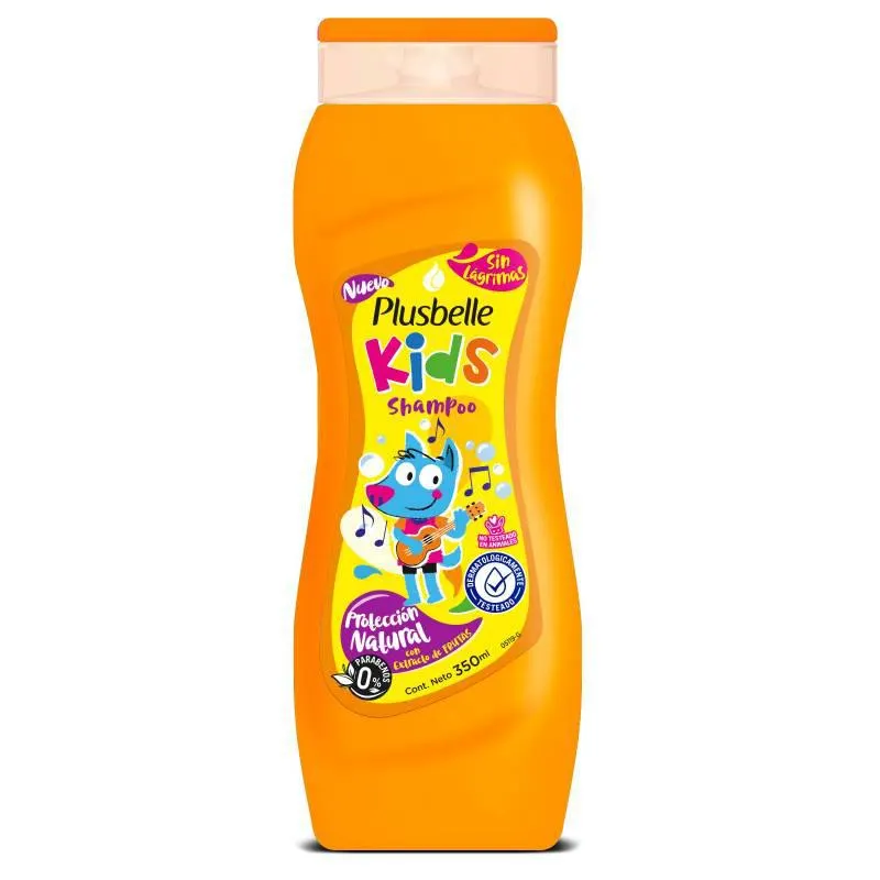 Shampoo Protección Natural Plusbelle Kids x 350 cc.