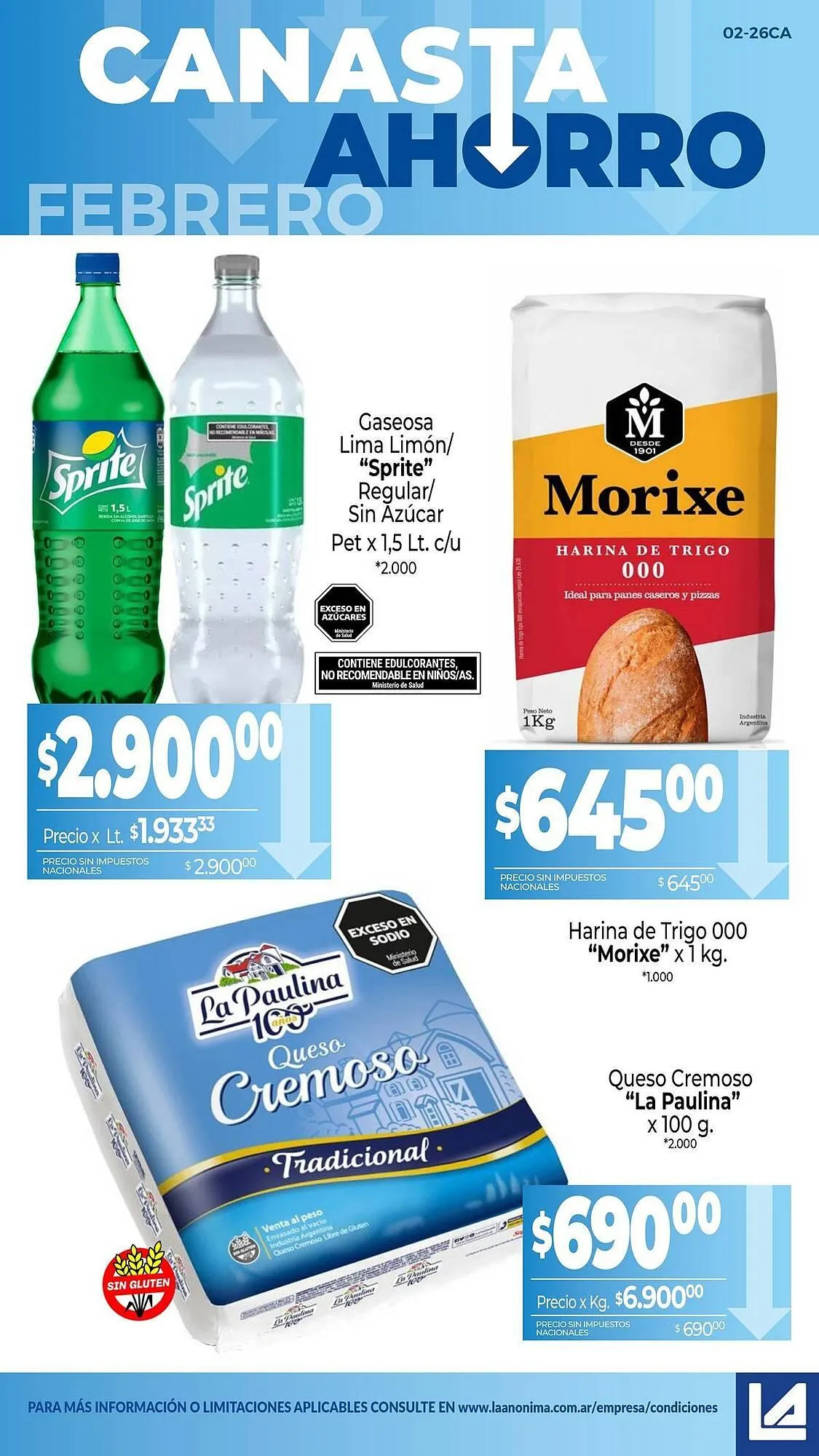 Catálogo La Anonima - 1