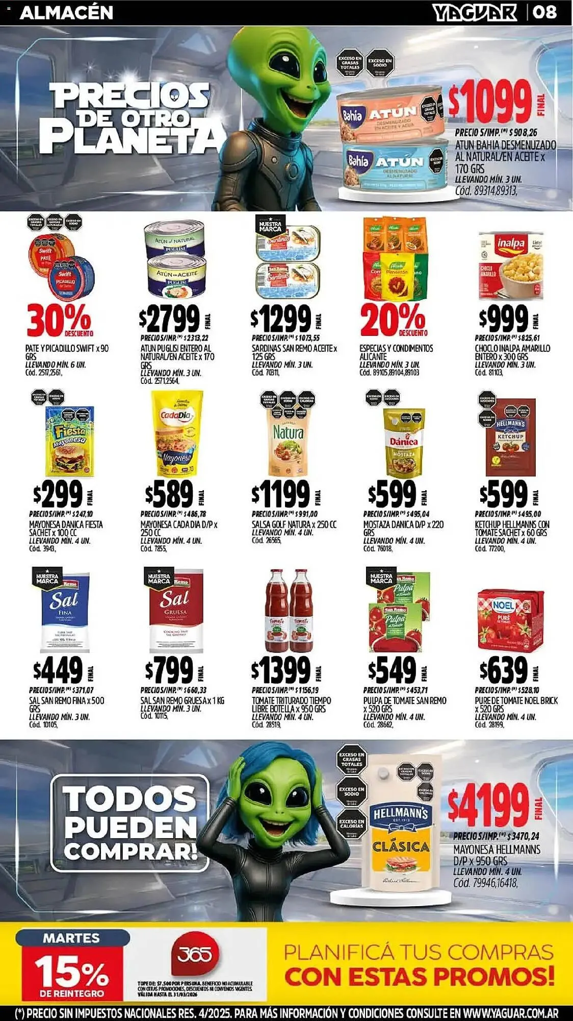 Ofertas de Catálogo Supermercados Yaguar 2 de marzo al 7 de marzo 2026 - Página 8 del catálogo